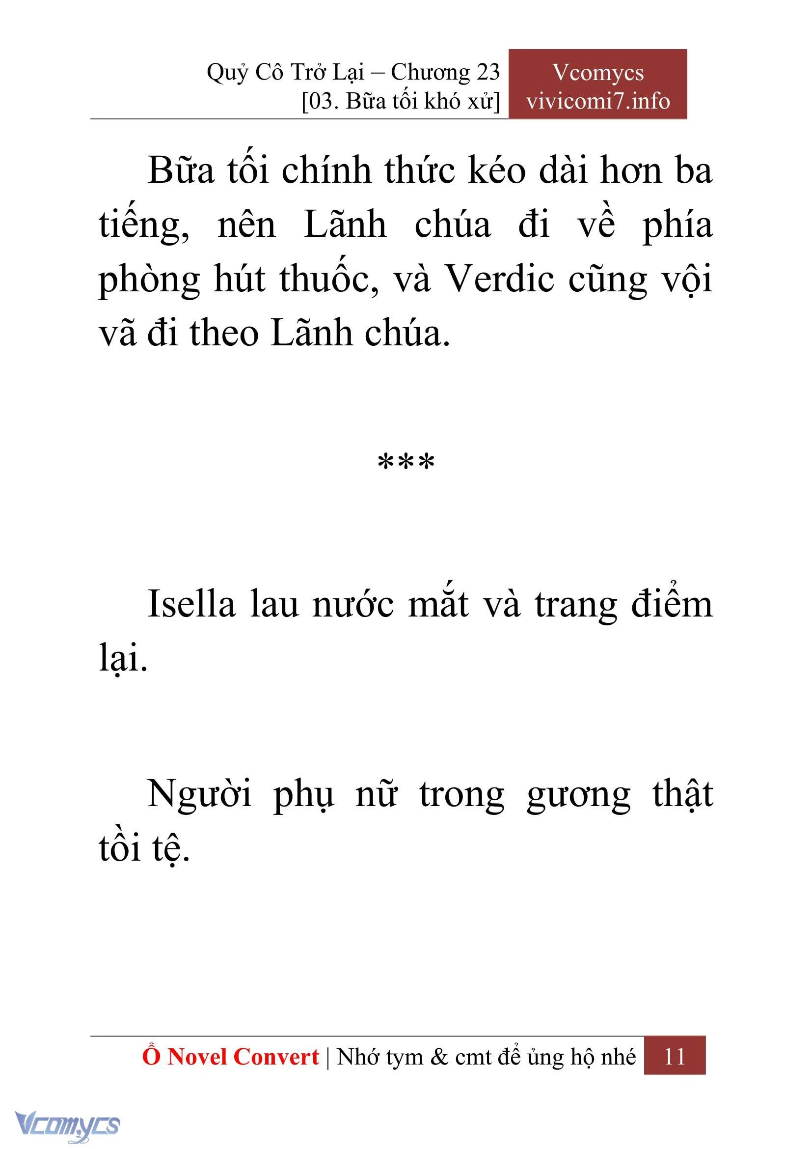 [Novel] Quý Cô Trở Lại Chapter  23 - 13