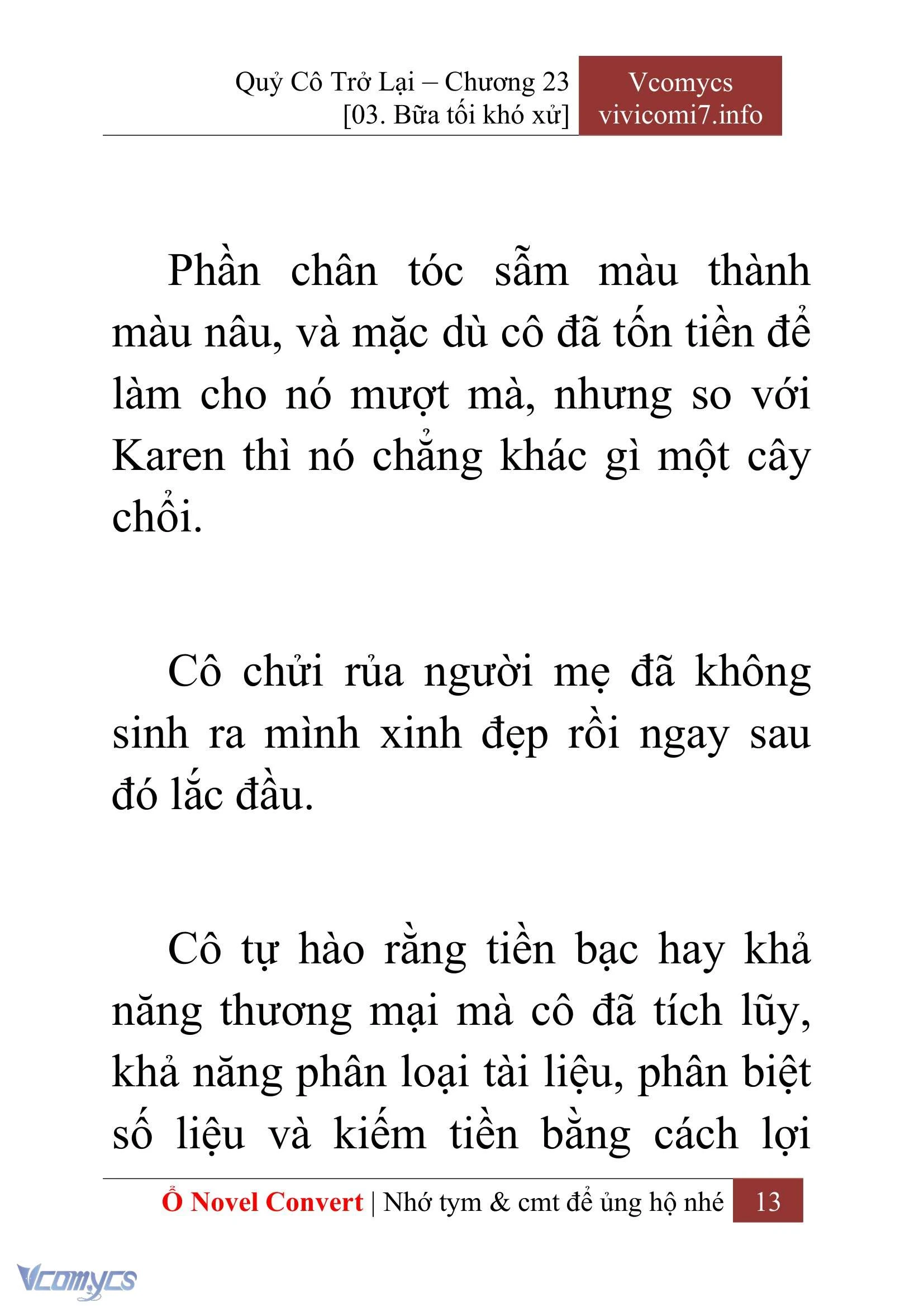 [Novel] Quý Cô Trở Lại Chapter  23 - 15