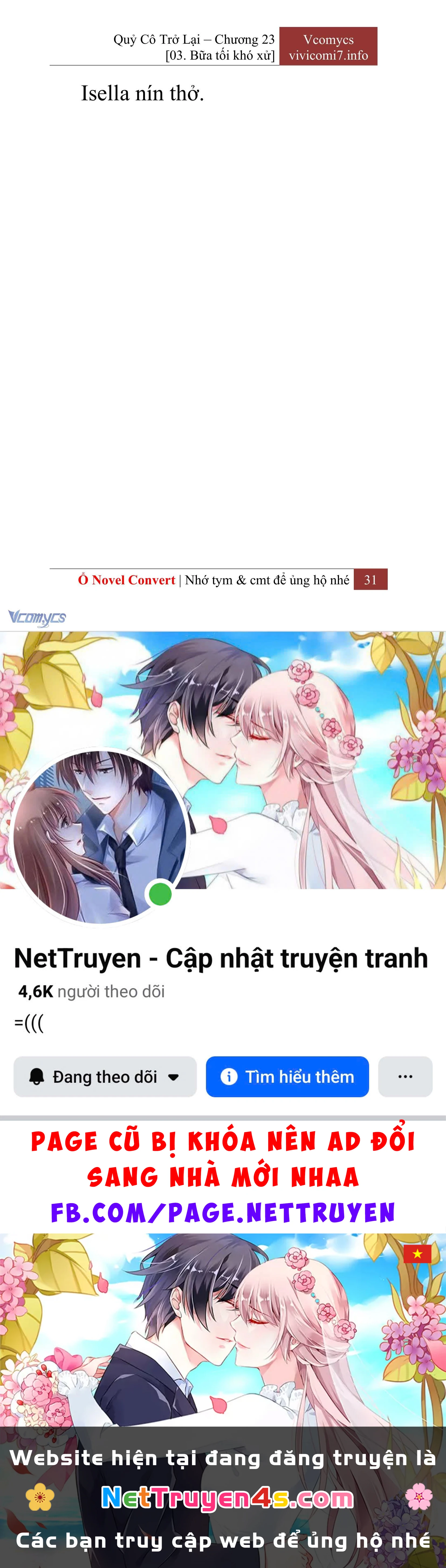 [Novel] Quý Cô Trở Lại Chapter  23 - 33