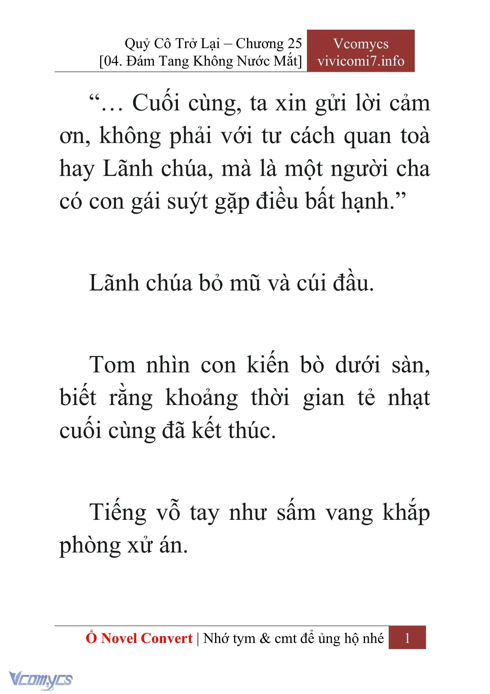 [Novel] Quý Cô Trở Lại Chapter  25 - 3