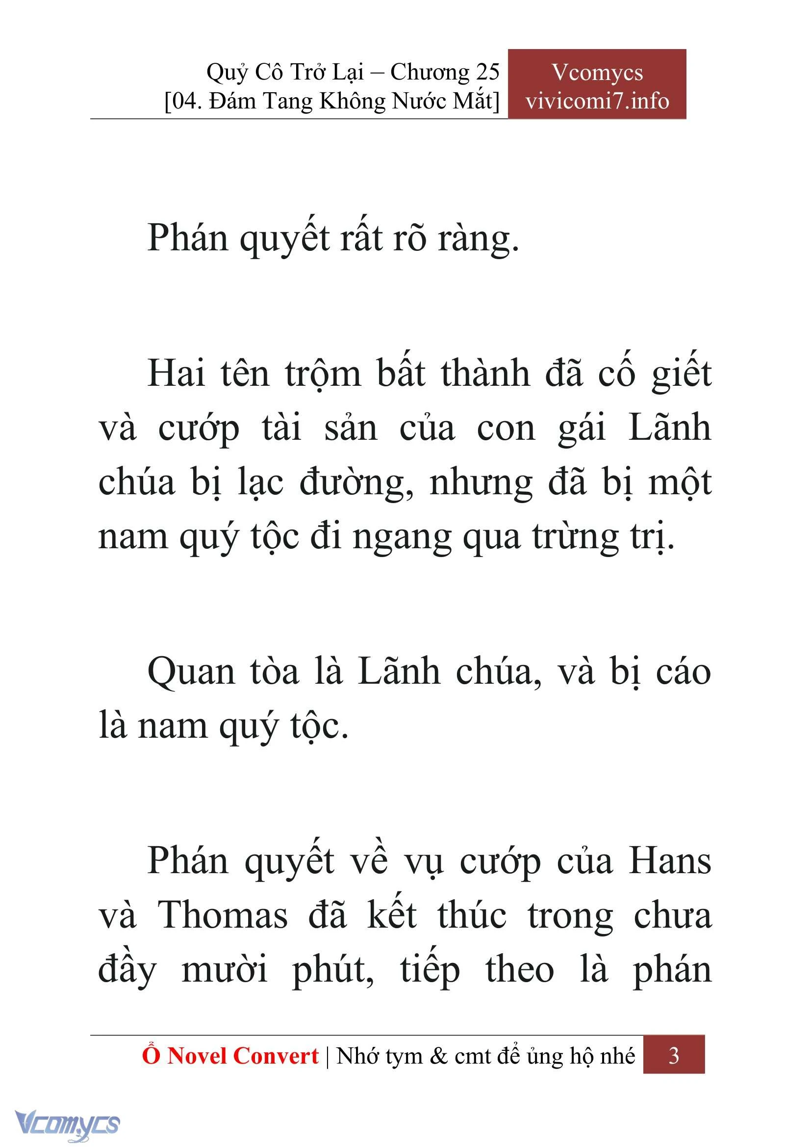 [Novel] Quý Cô Trở Lại Chapter  25 - 5