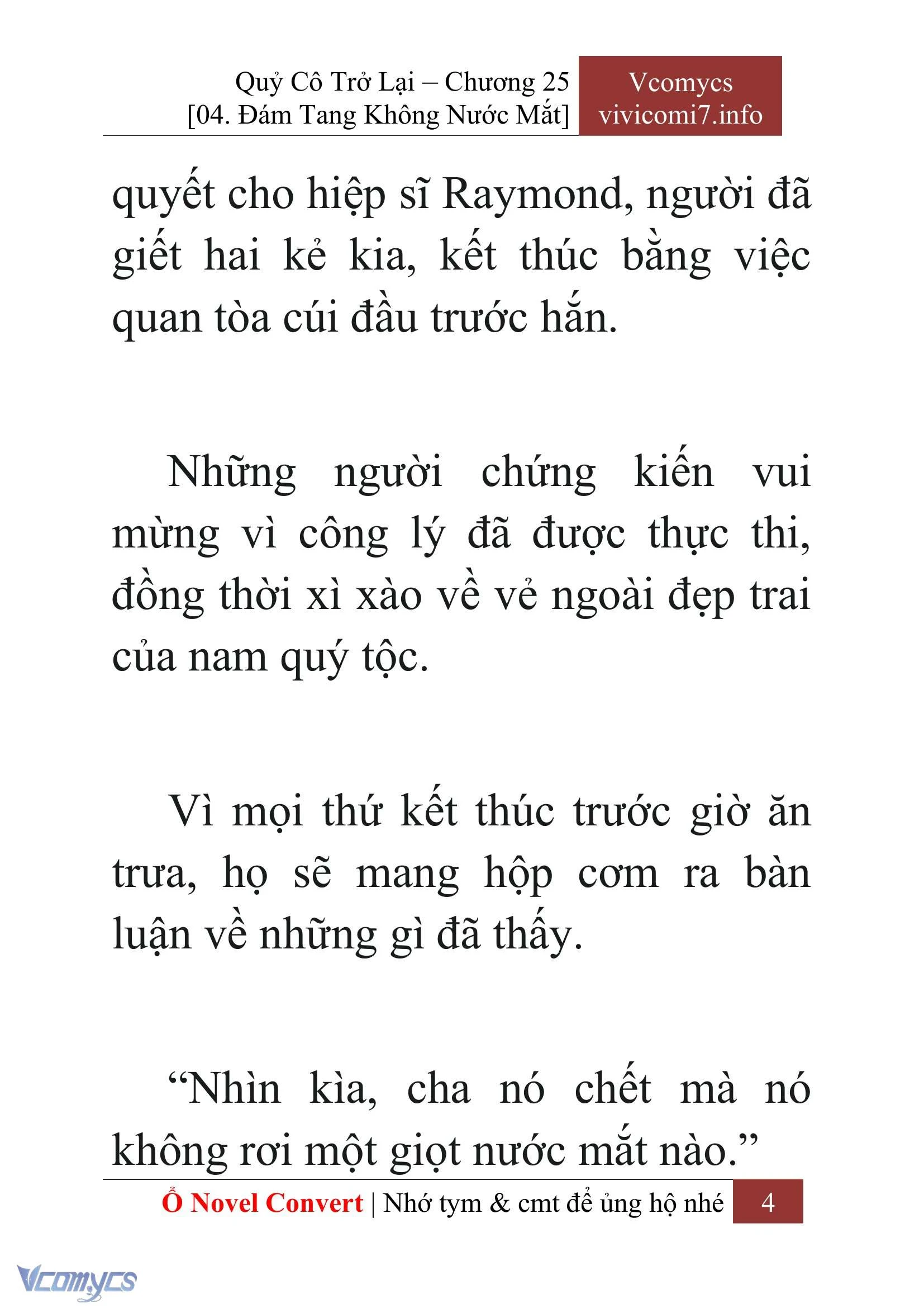 [Novel] Quý Cô Trở Lại Chapter  25 - 6