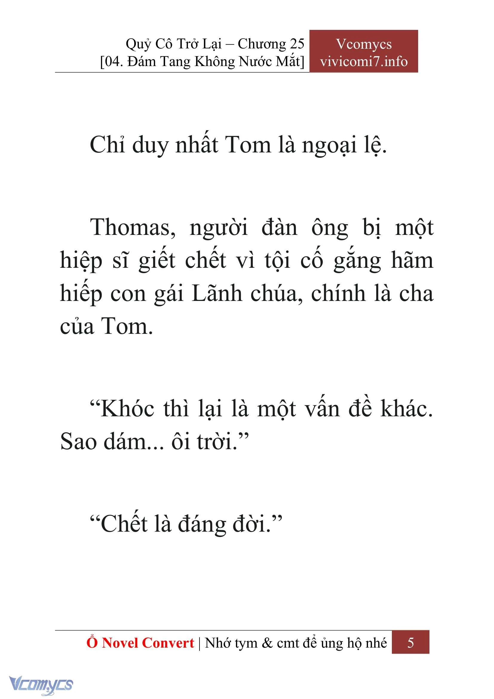 [Novel] Quý Cô Trở Lại Chapter  25 - 7