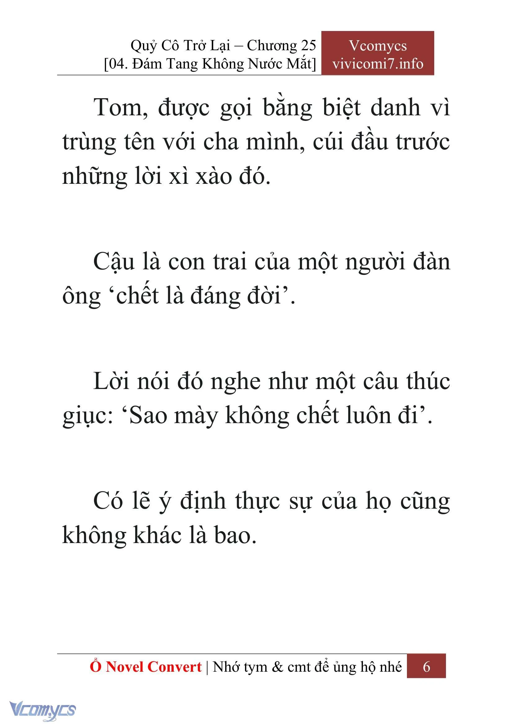 [Novel] Quý Cô Trở Lại Chapter  25 - 8