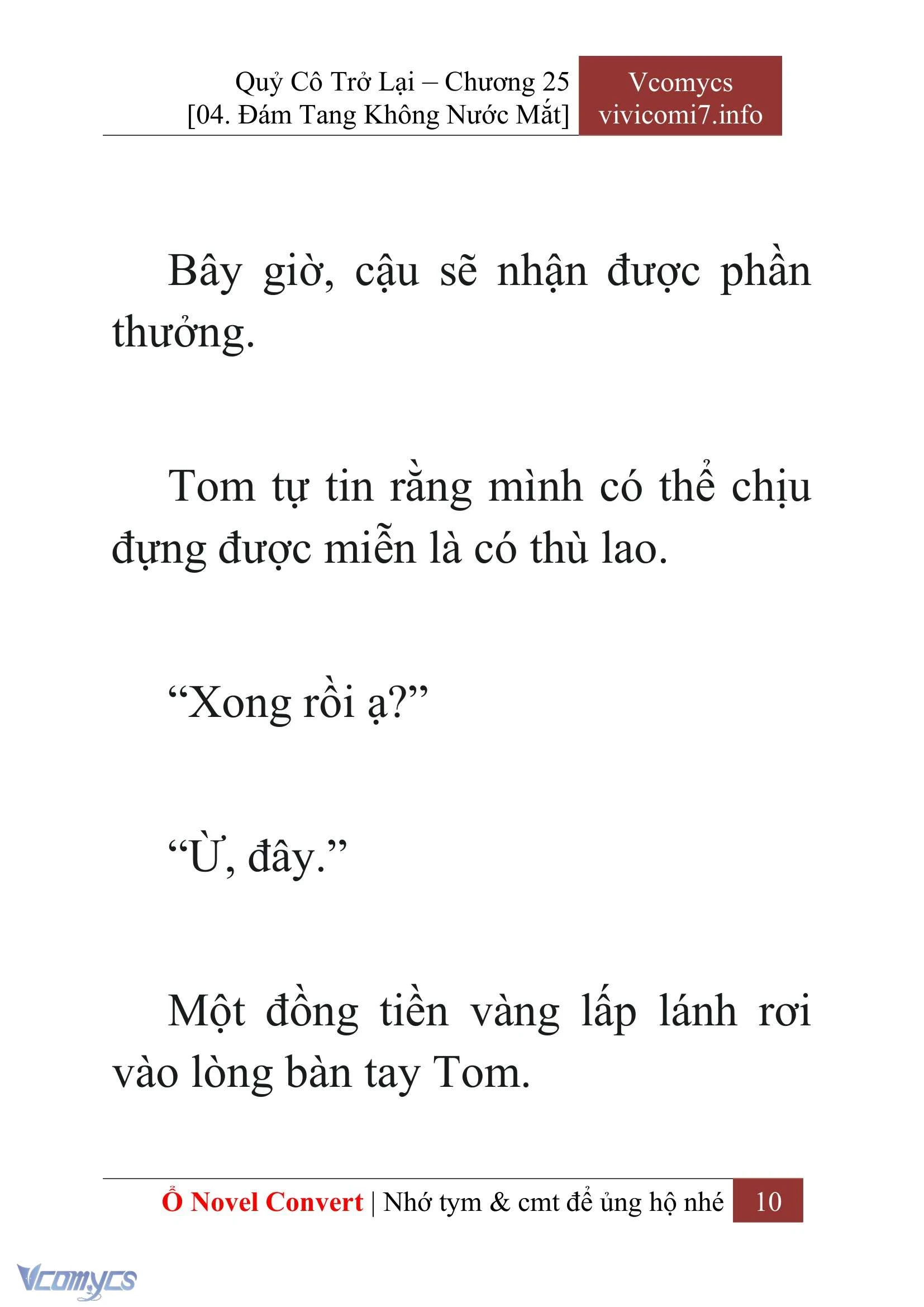 [Novel] Quý Cô Trở Lại Chapter  25 - 12