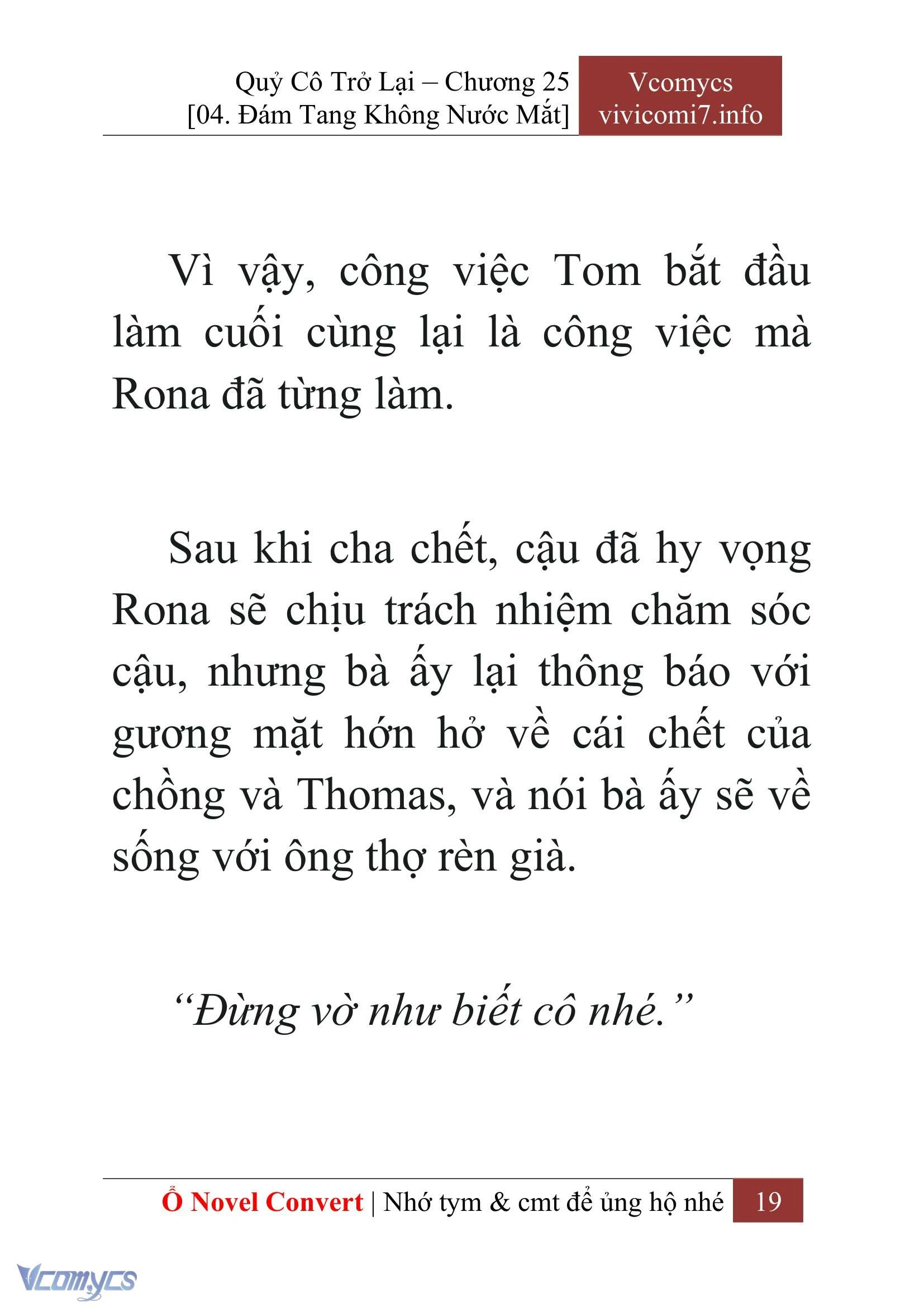 [Novel] Quý Cô Trở Lại Chapter  25 - 21