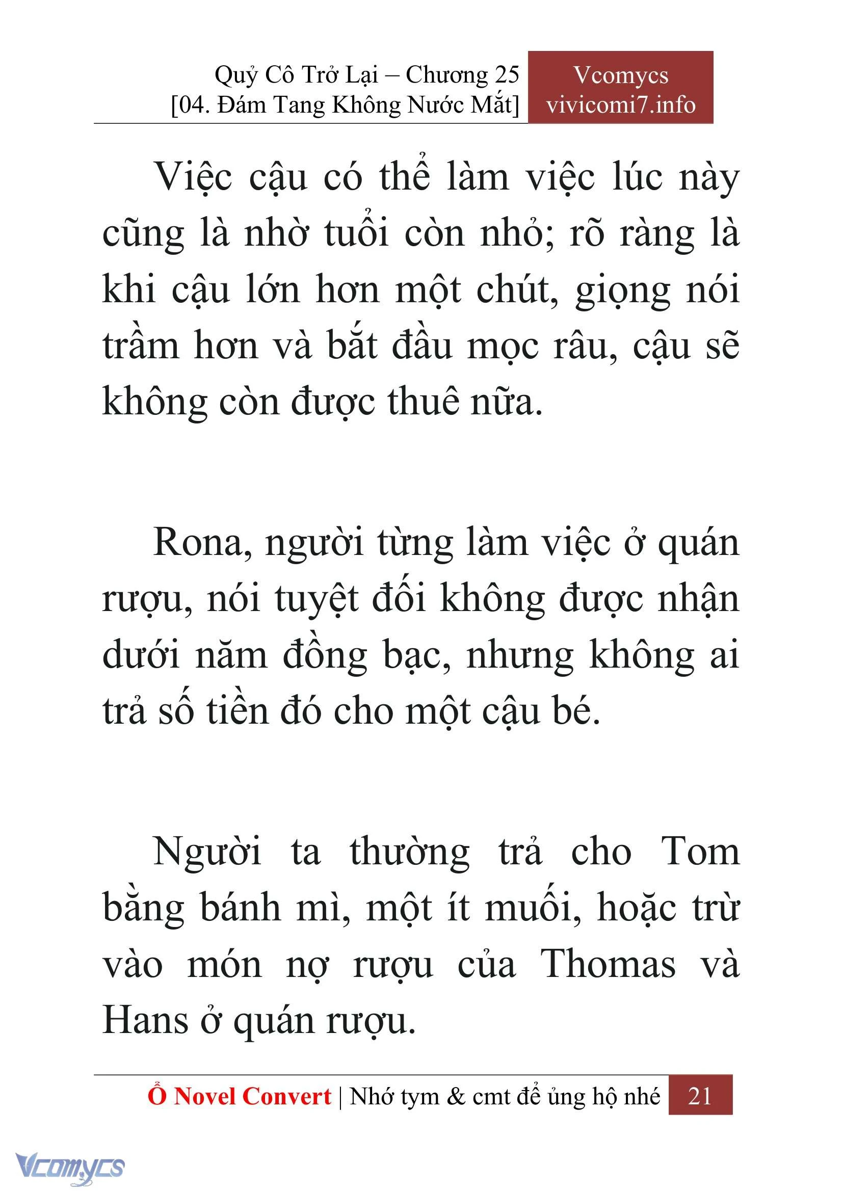[Novel] Quý Cô Trở Lại Chapter  25 - 23