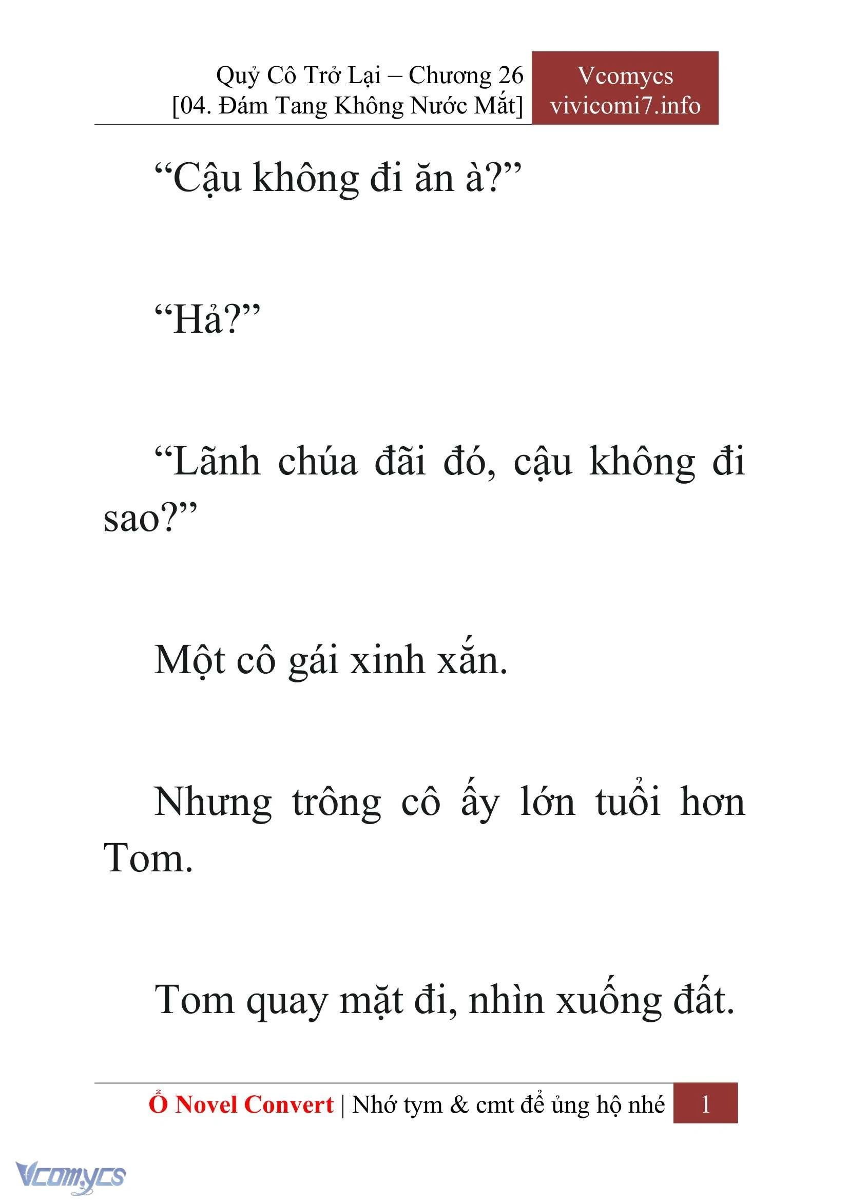 [Novel] Quý Cô Trở Lại Chapter  26 - 3