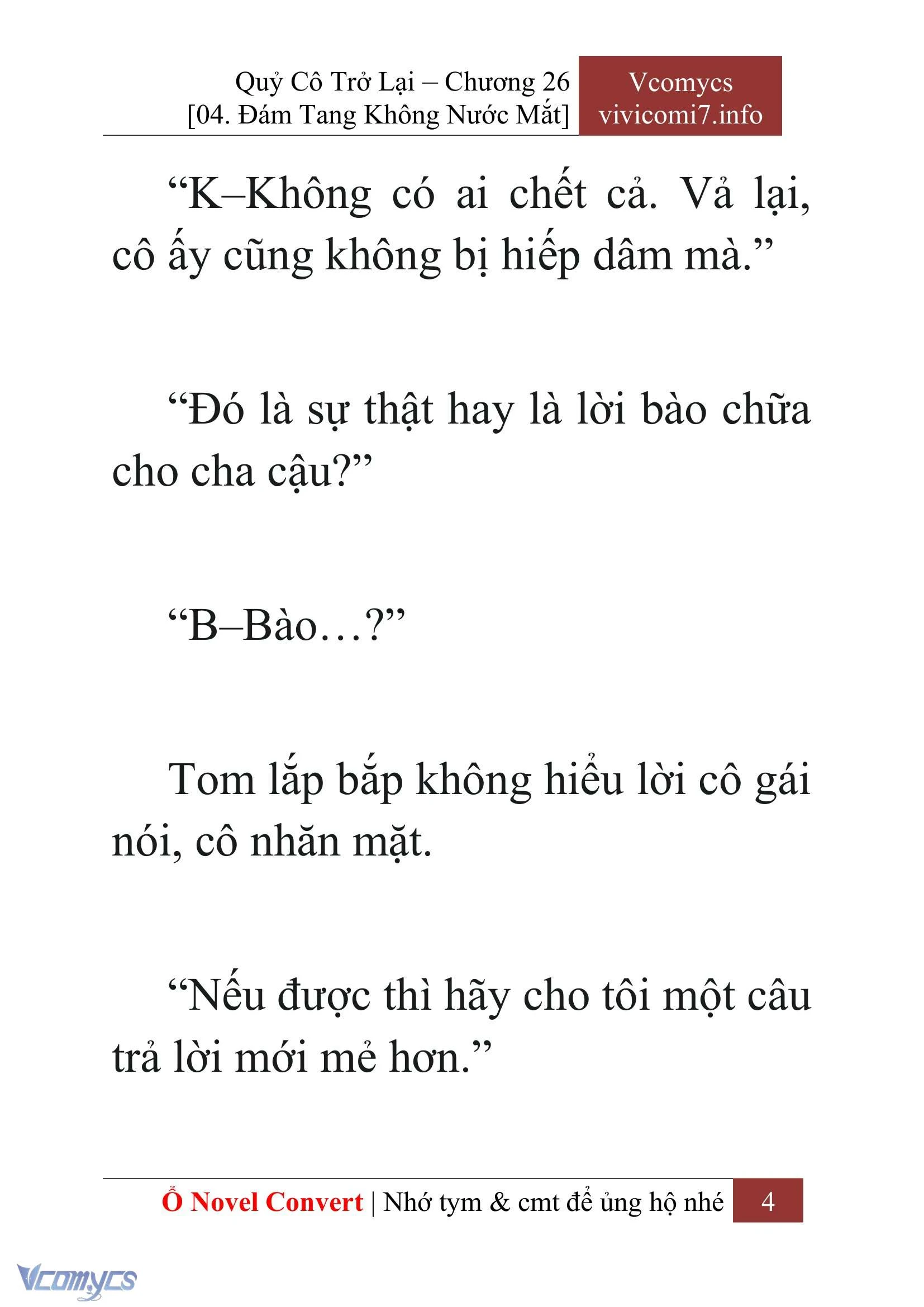 [Novel] Quý Cô Trở Lại Chapter  26 - 6