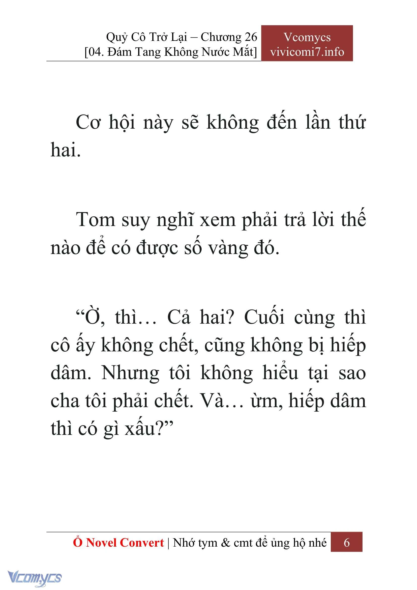 [Novel] Quý Cô Trở Lại Chapter  26 - 8