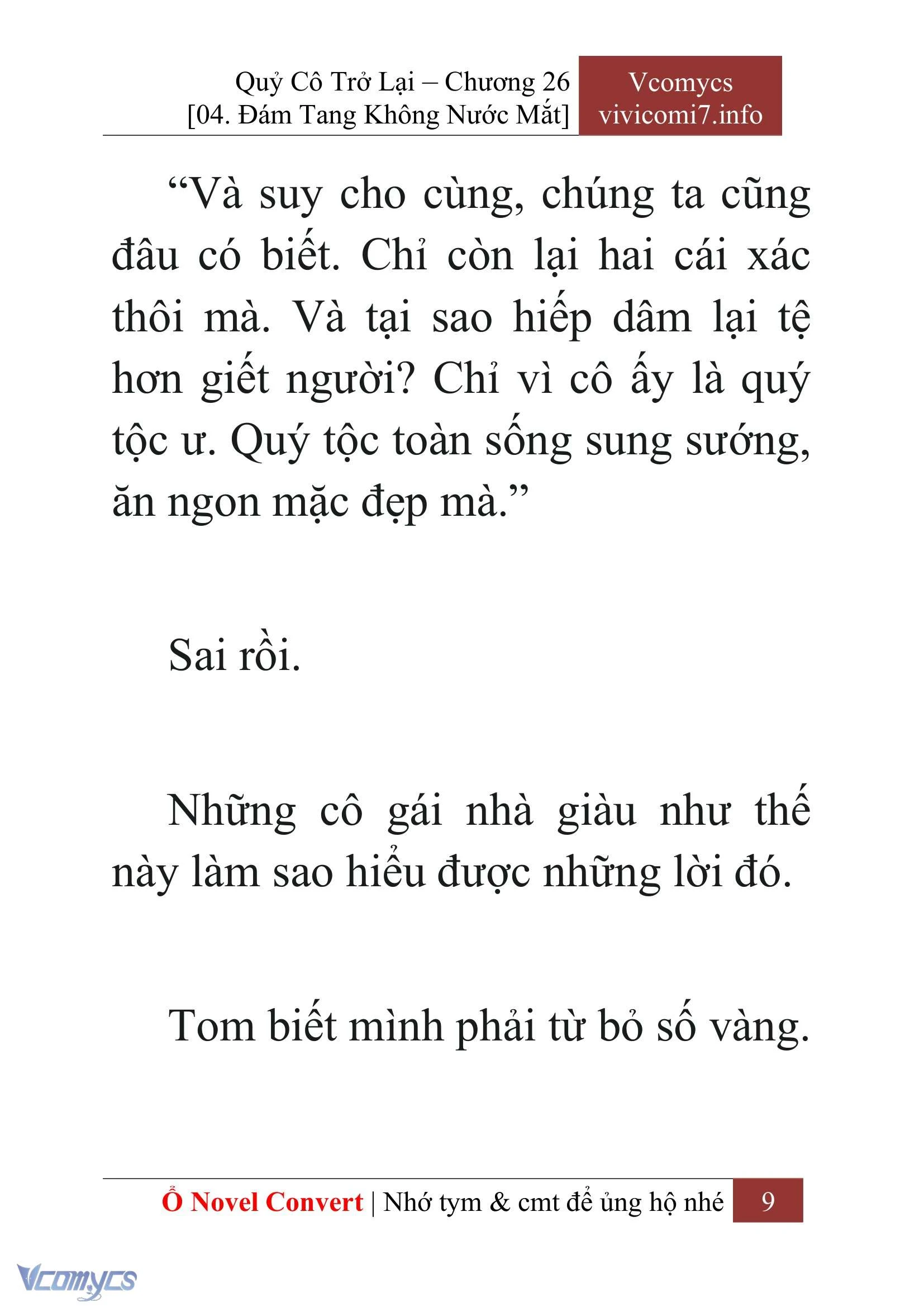 [Novel] Quý Cô Trở Lại Chapter  26 - 11