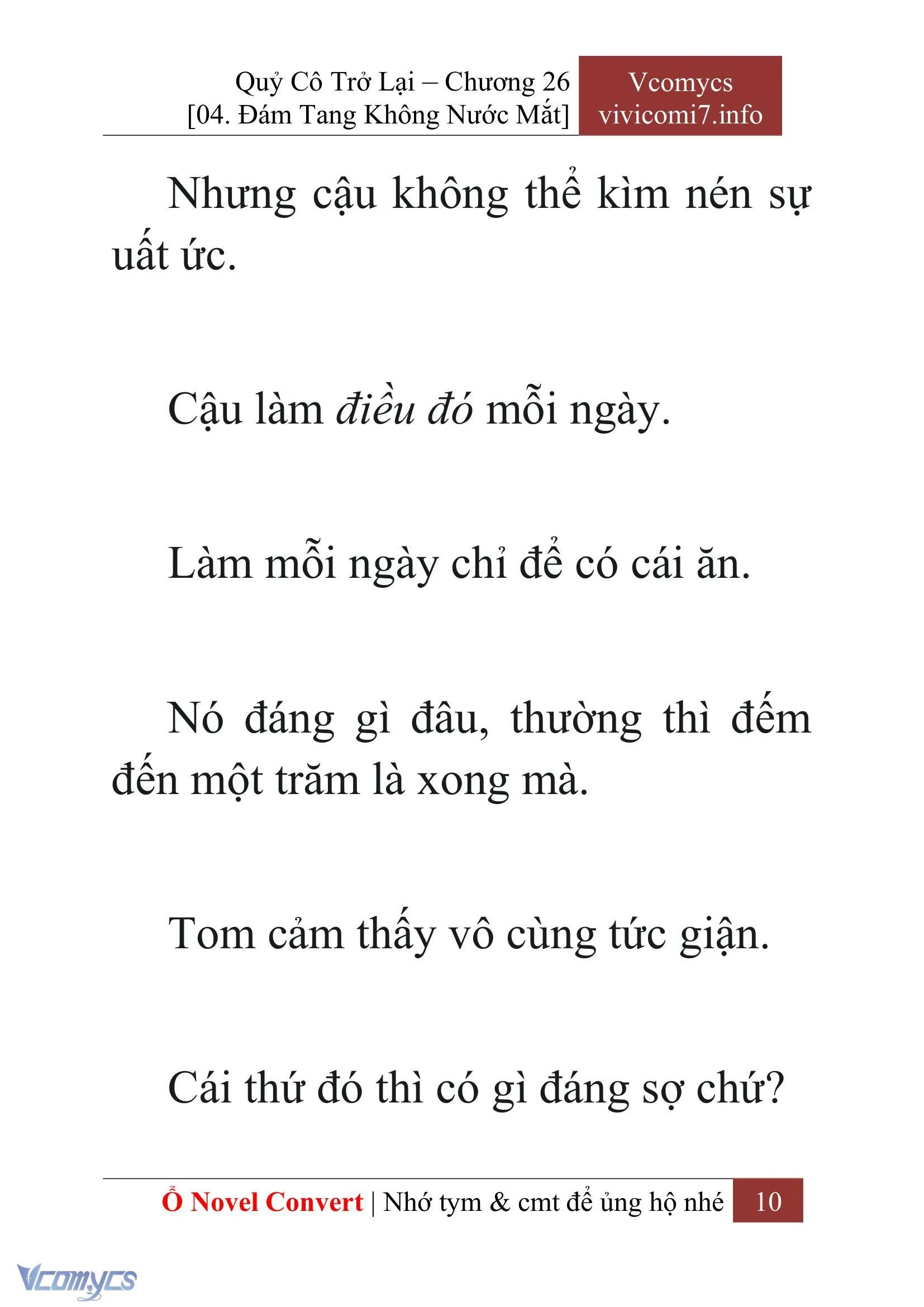[Novel] Quý Cô Trở Lại Chapter  26 - 12
