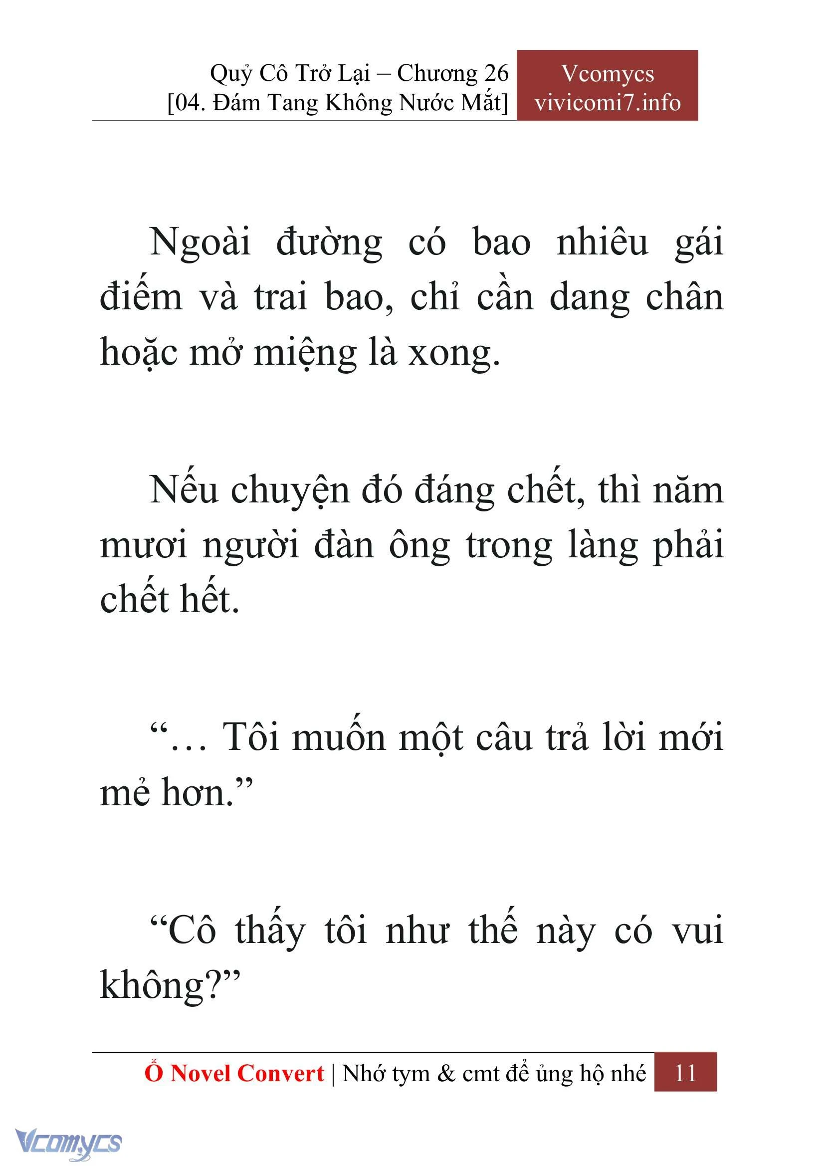 [Novel] Quý Cô Trở Lại Chapter  26 - 13
