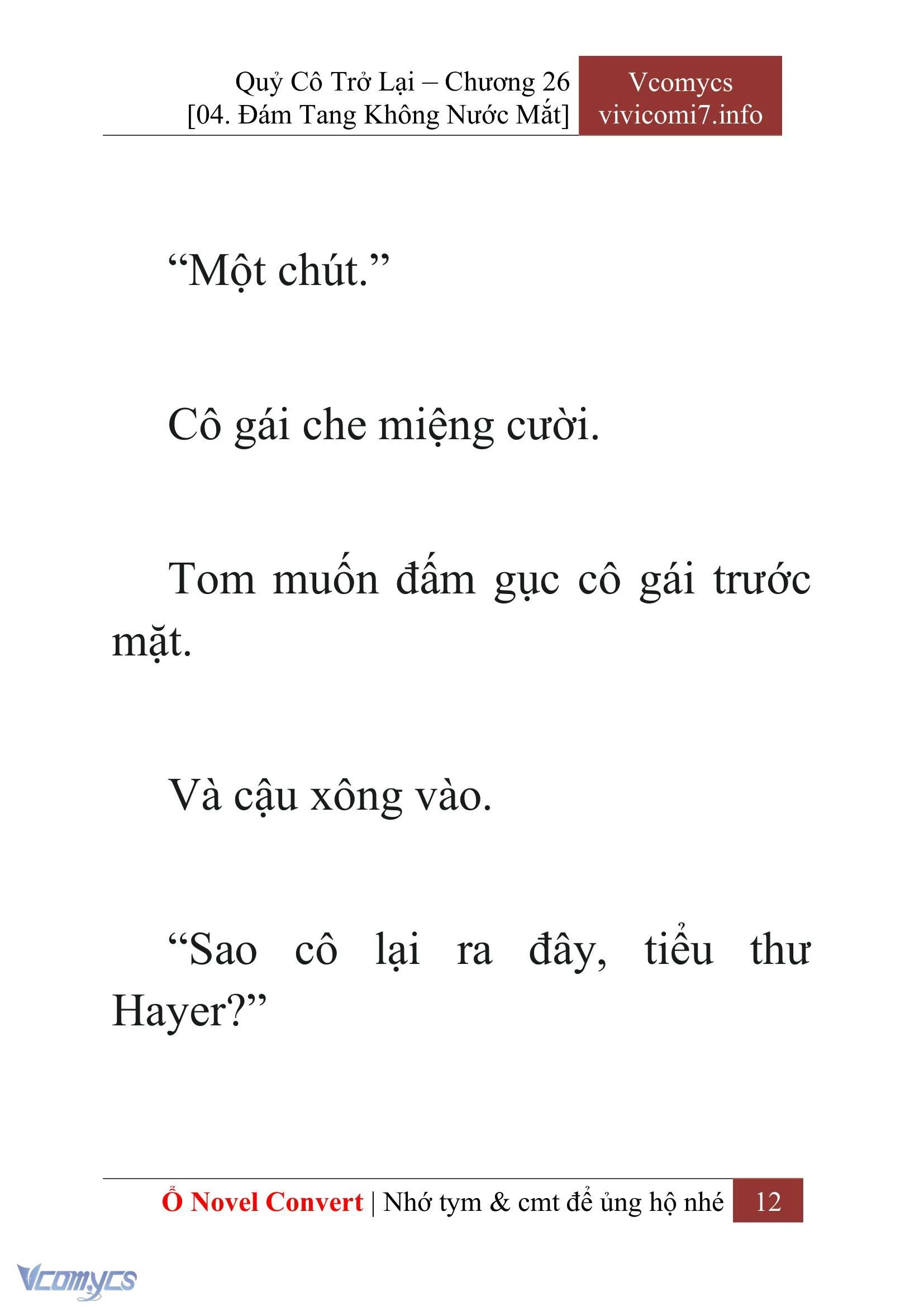 [Novel] Quý Cô Trở Lại Chapter  26 - 14