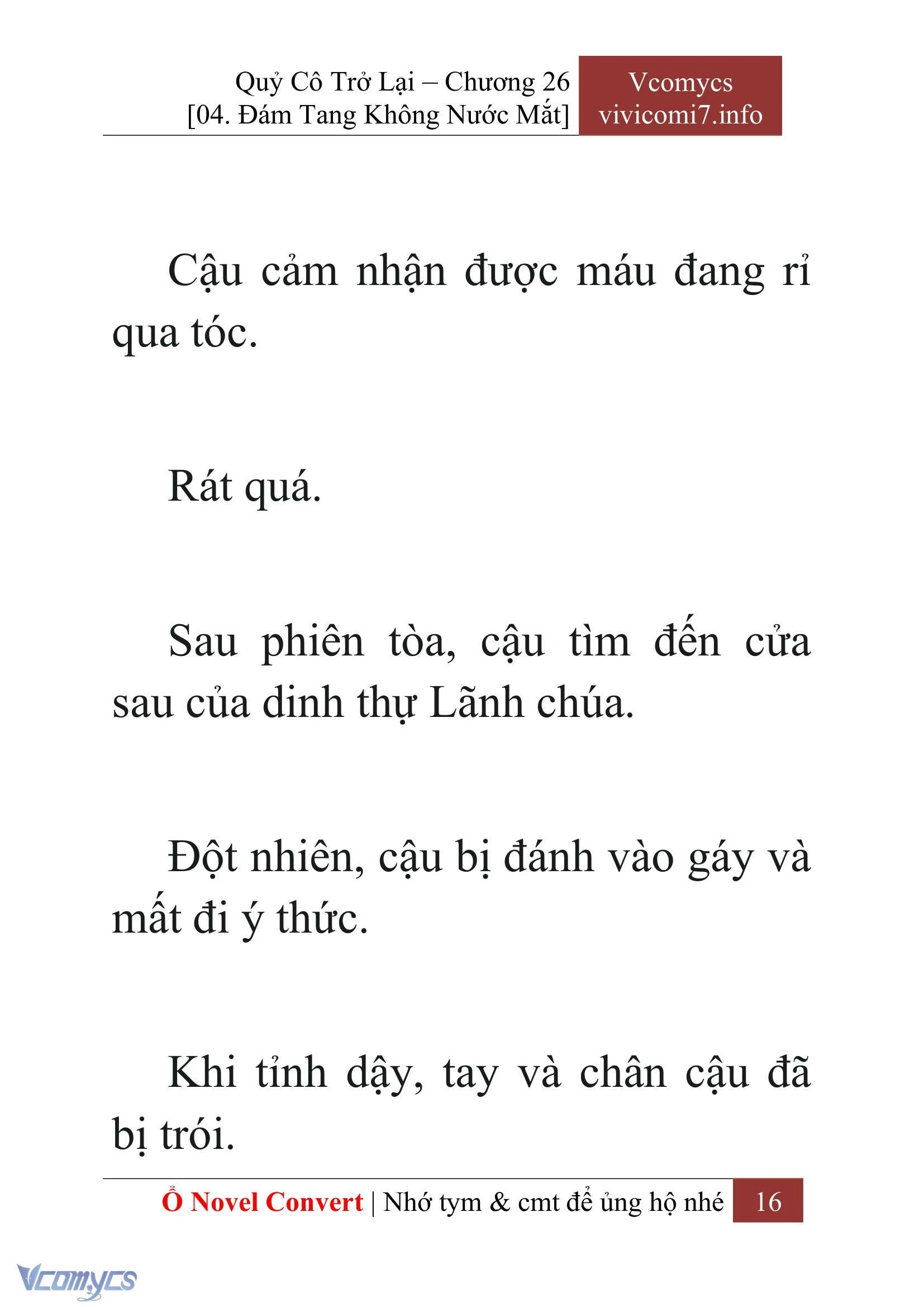 [Novel] Quý Cô Trở Lại Chapter  26 - 18