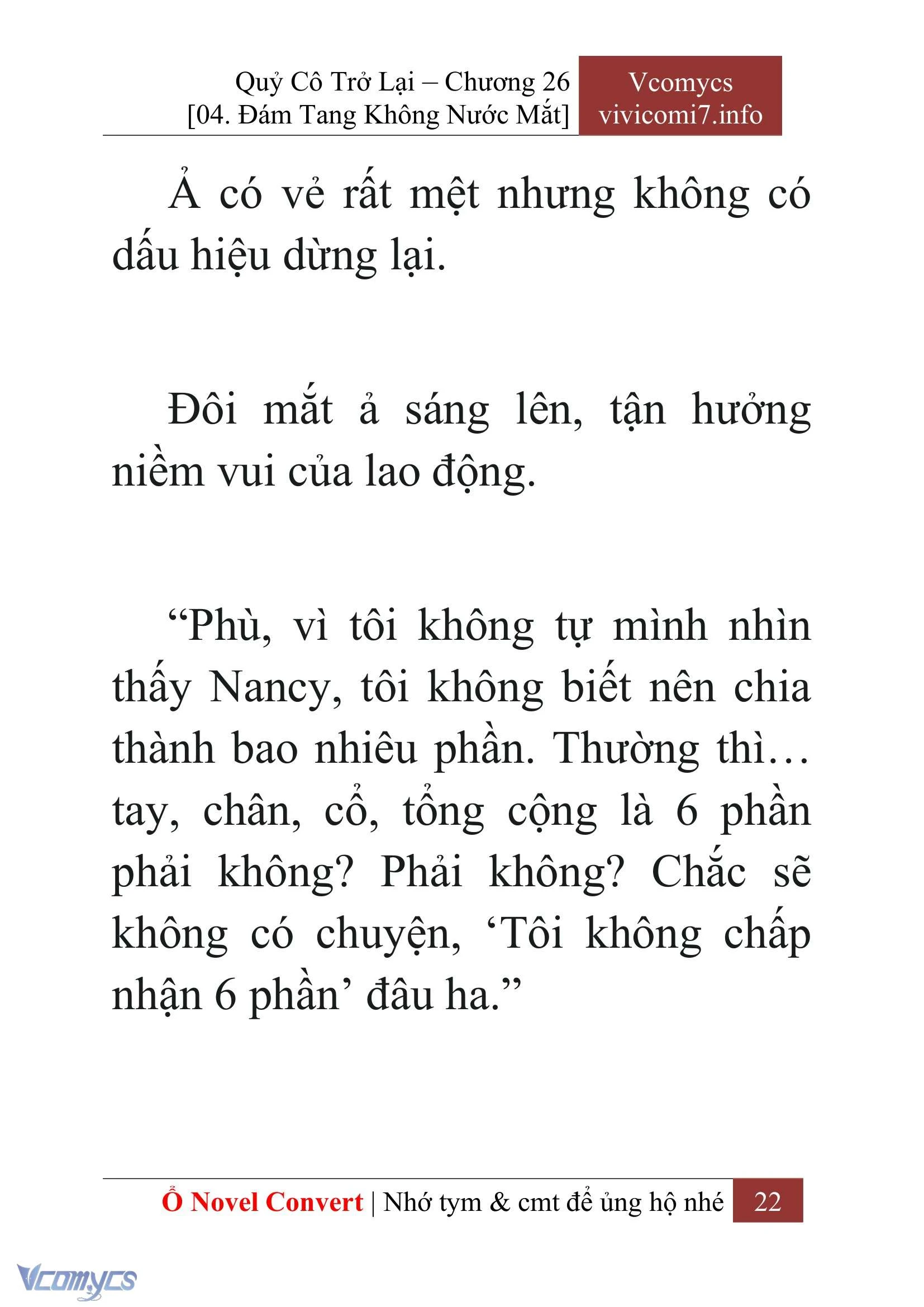 [Novel] Quý Cô Trở Lại Chapter  26 - 24
