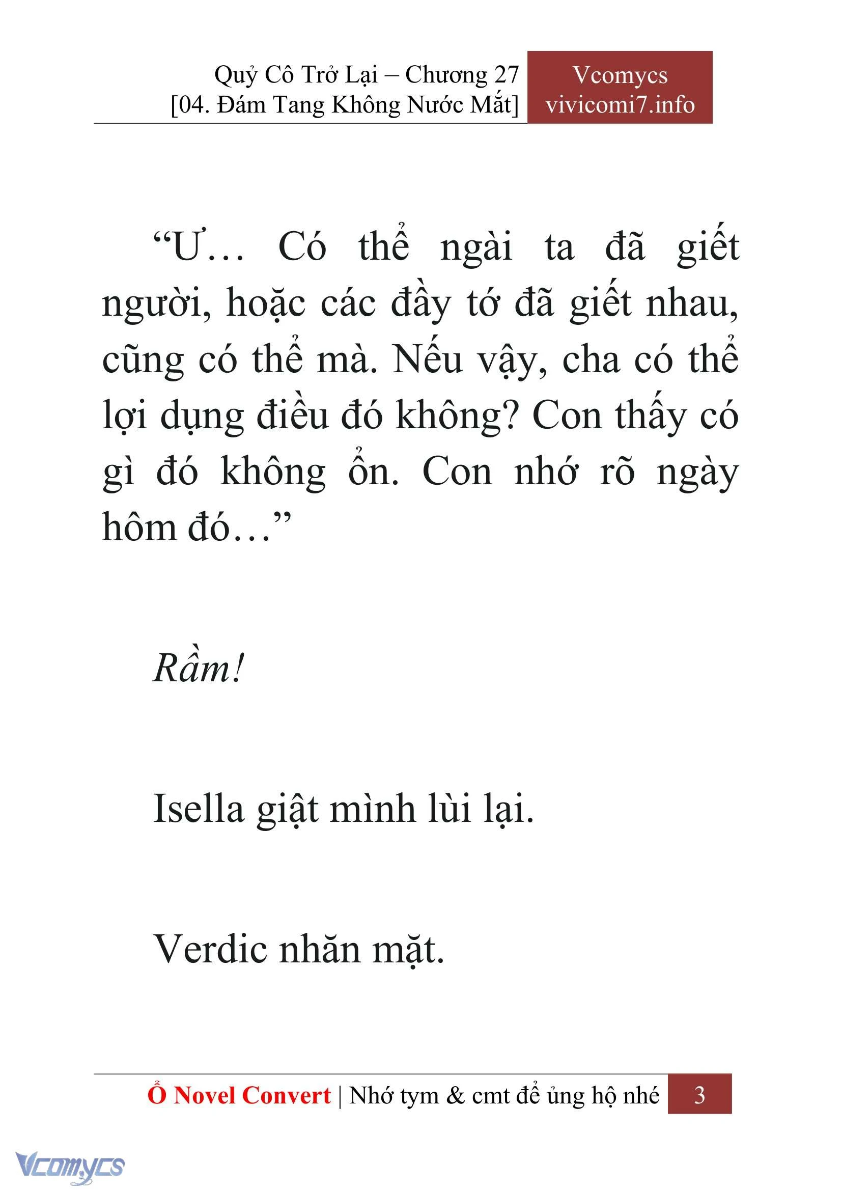 [Novel] Quý Cô Trở Lại Chapter  27 - 5