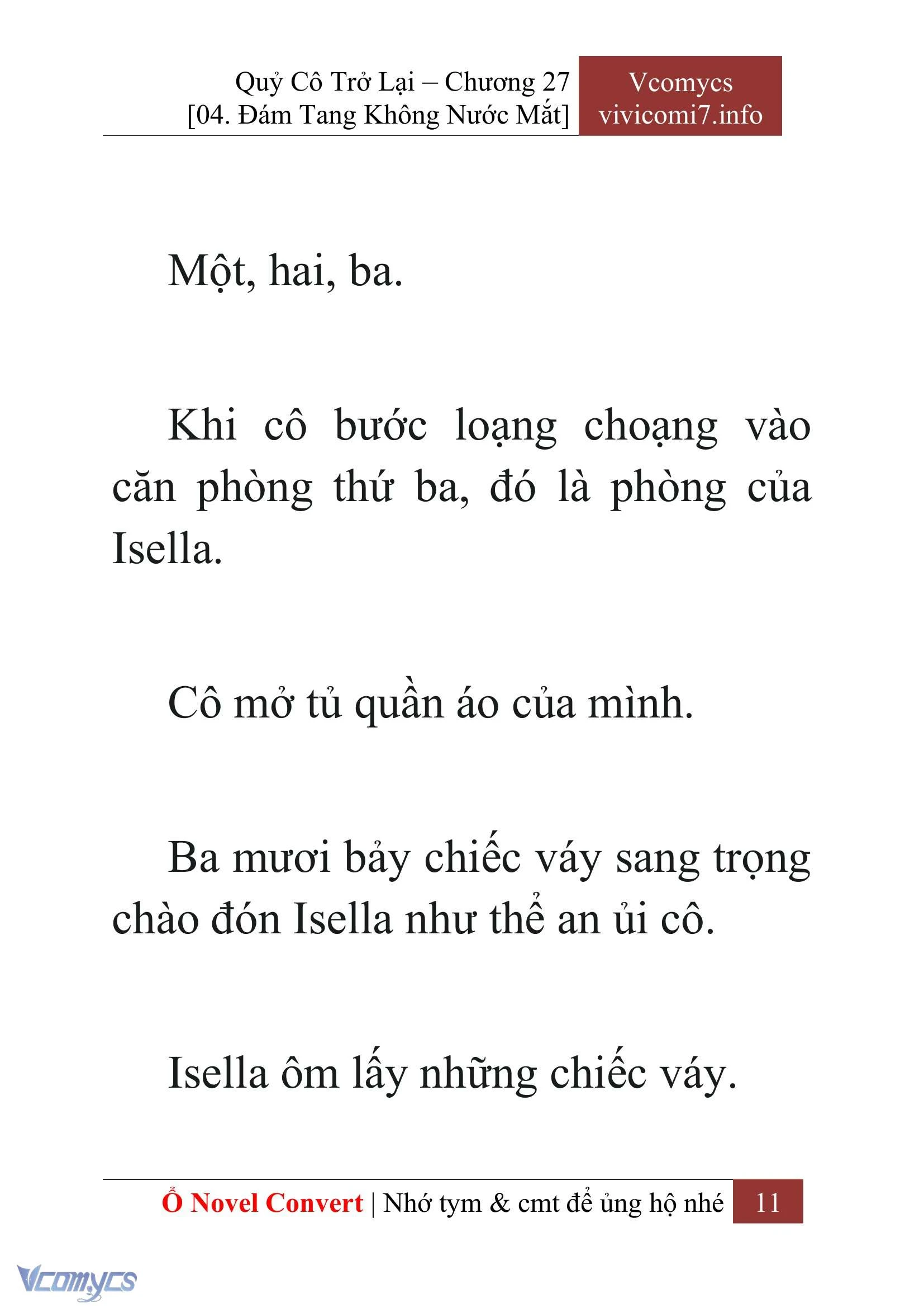 [Novel] Quý Cô Trở Lại Chapter  27 - 13
