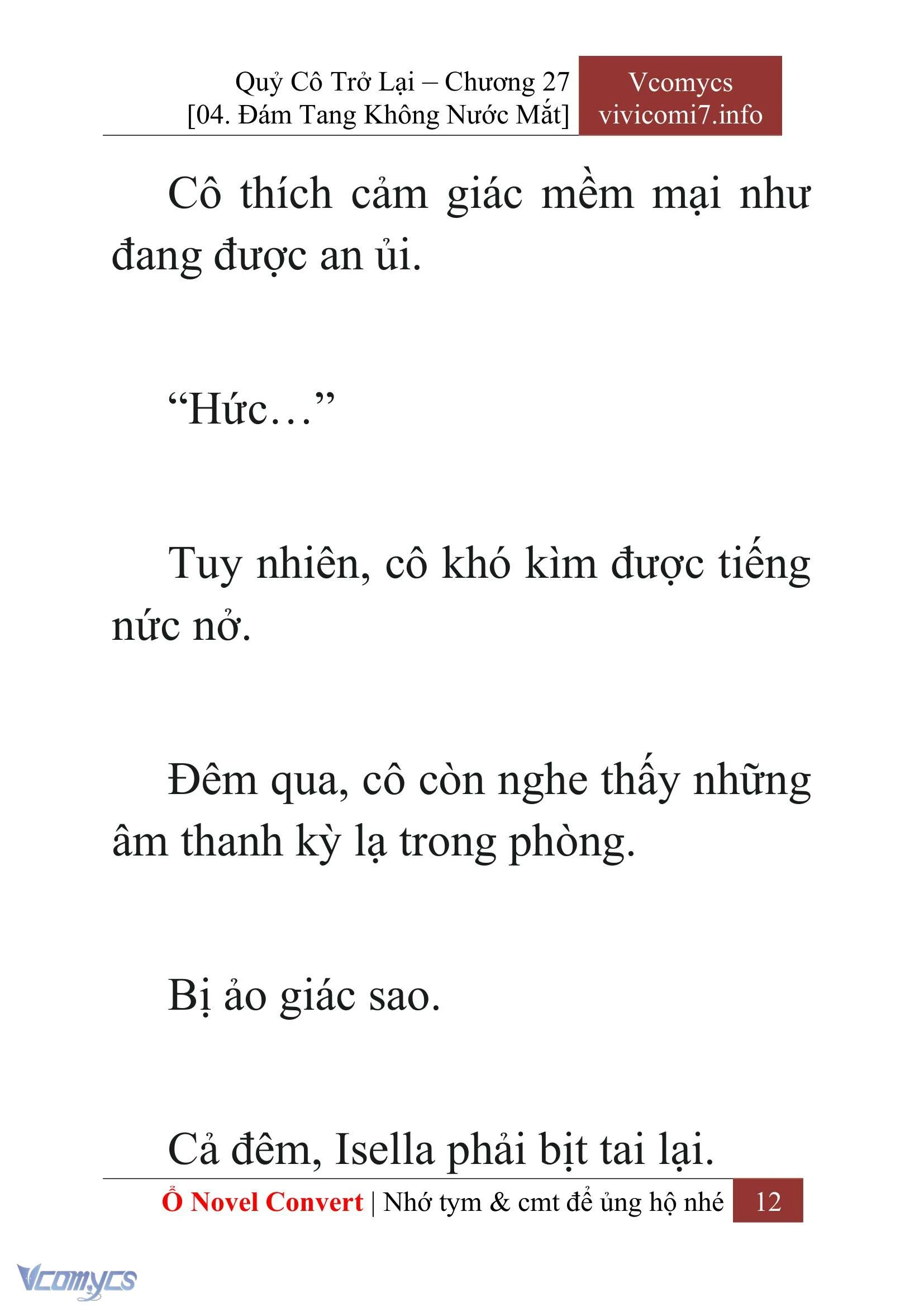 [Novel] Quý Cô Trở Lại Chapter  27 - 14