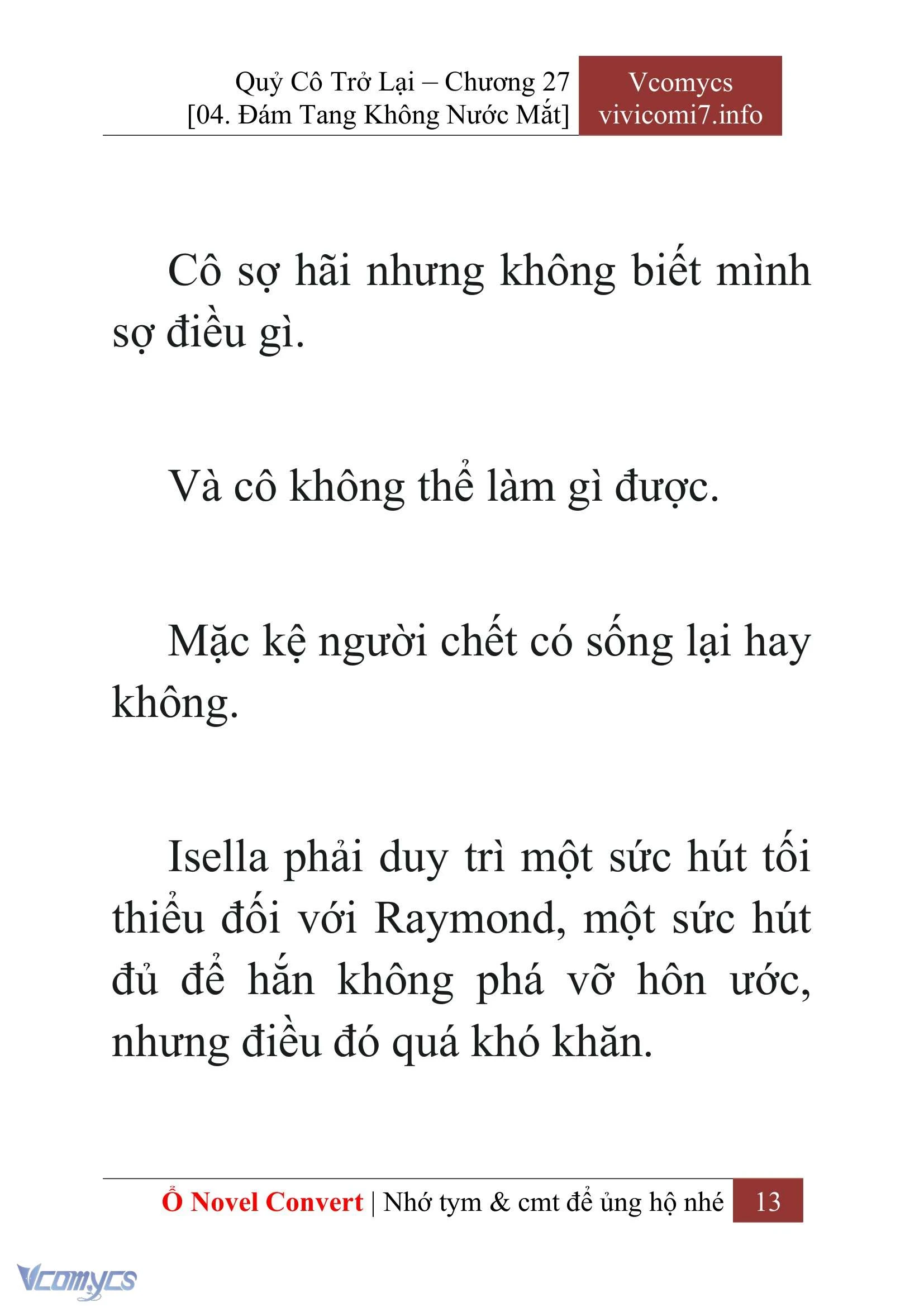 [Novel] Quý Cô Trở Lại Chapter  27 - 15
