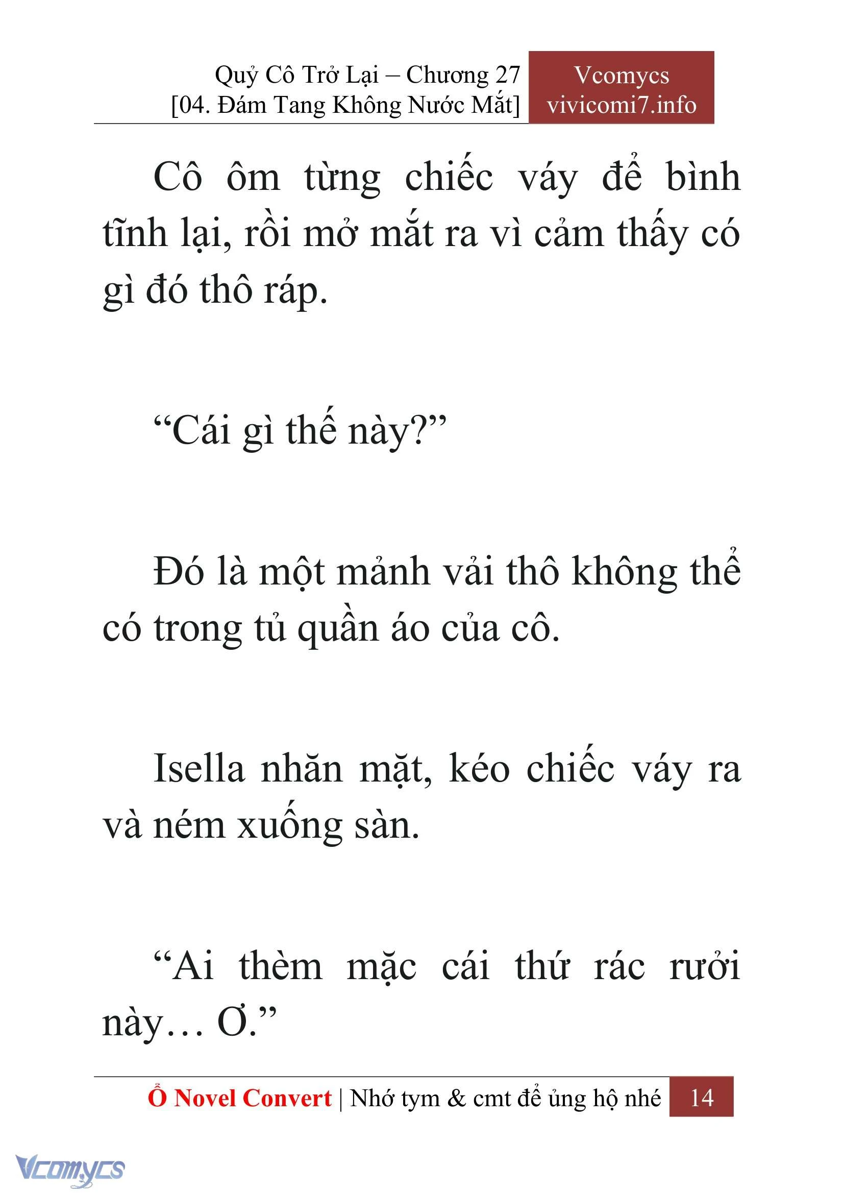 [Novel] Quý Cô Trở Lại Chapter  27 - 16
