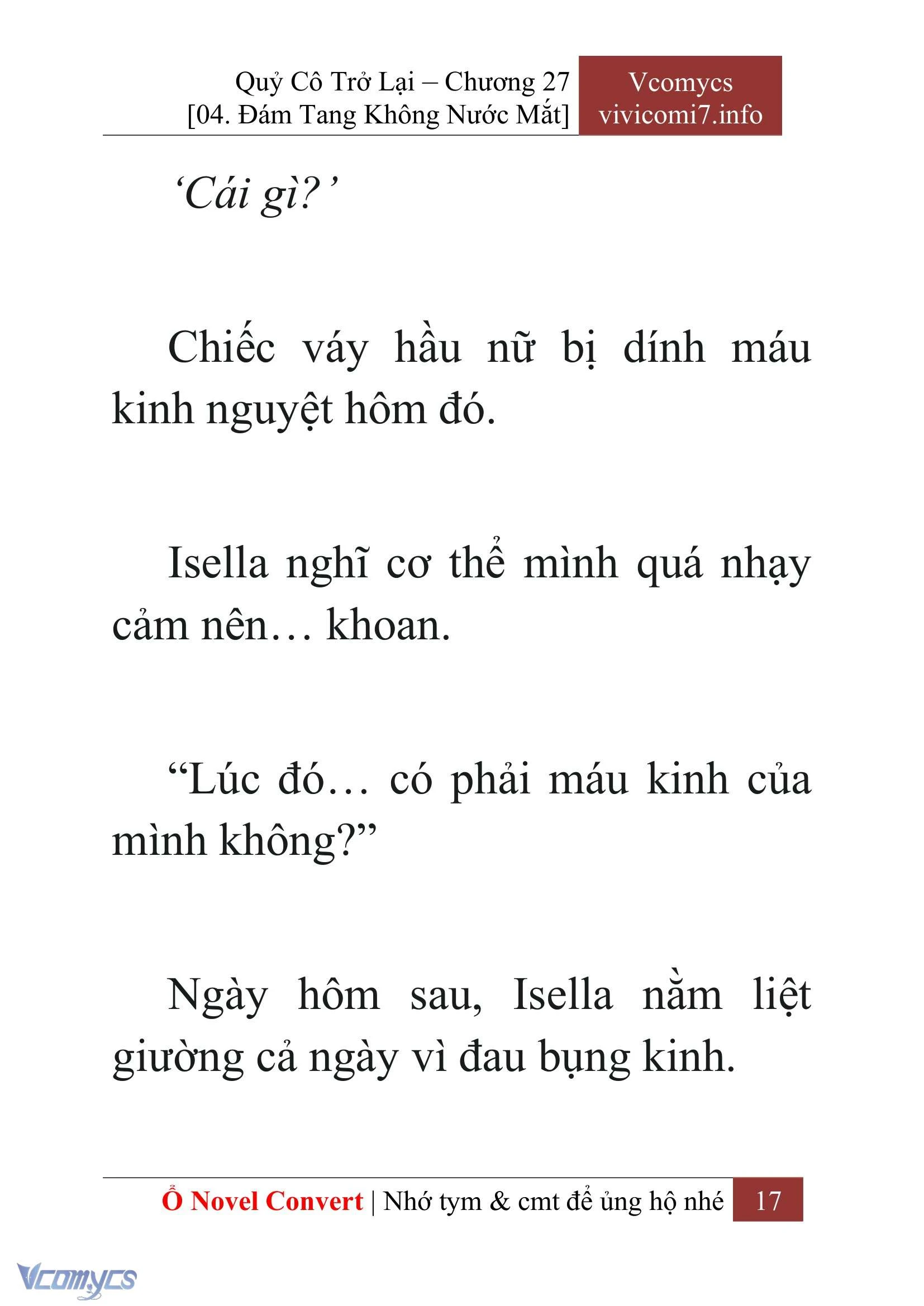 [Novel] Quý Cô Trở Lại Chapter  27 - 19
