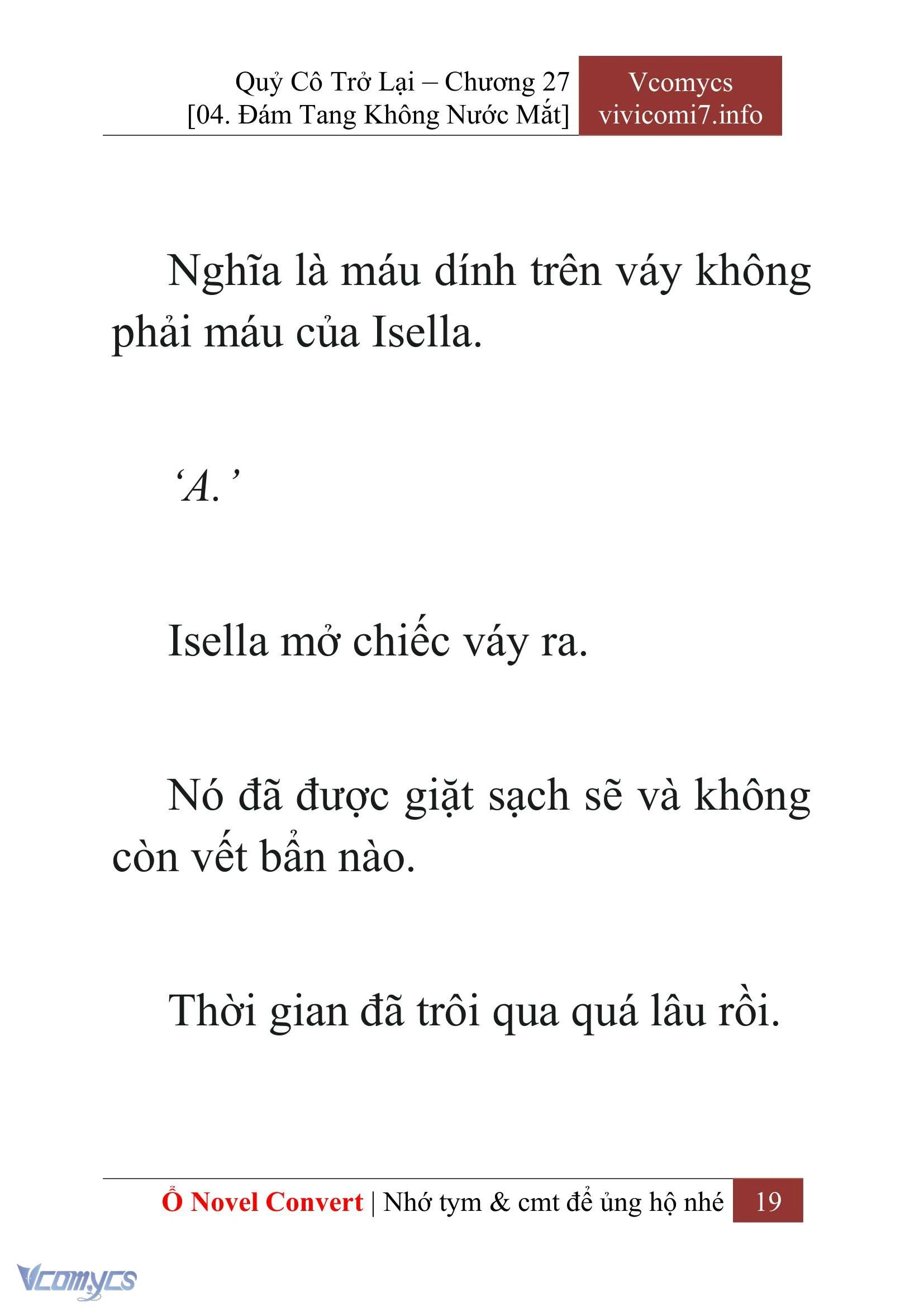 [Novel] Quý Cô Trở Lại Chapter  27 - 21
