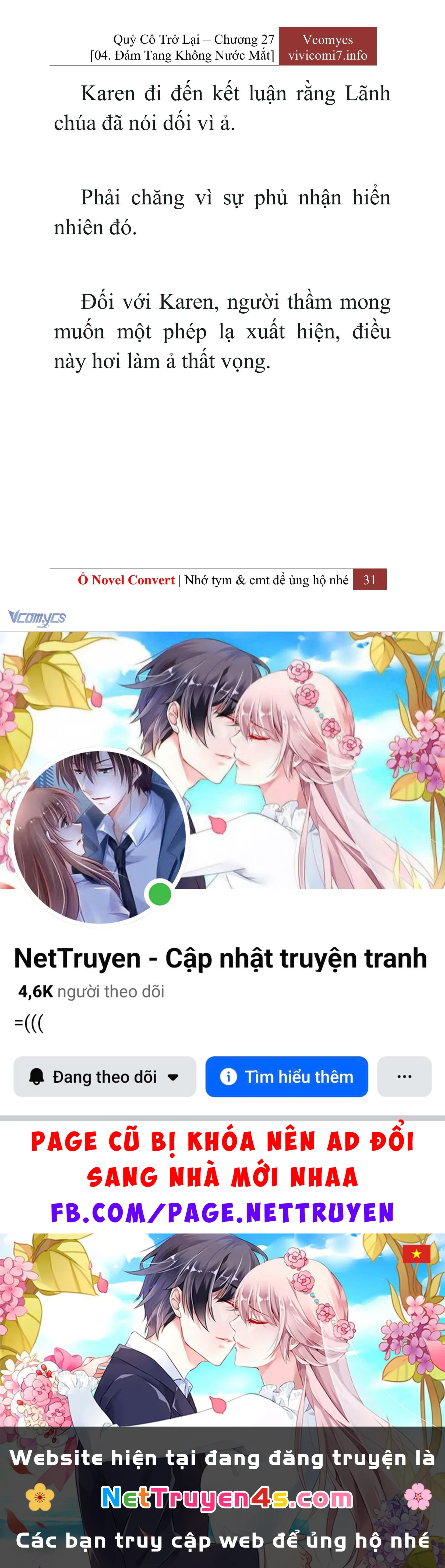 [Novel] Quý Cô Trở Lại Chapter  27 - 33