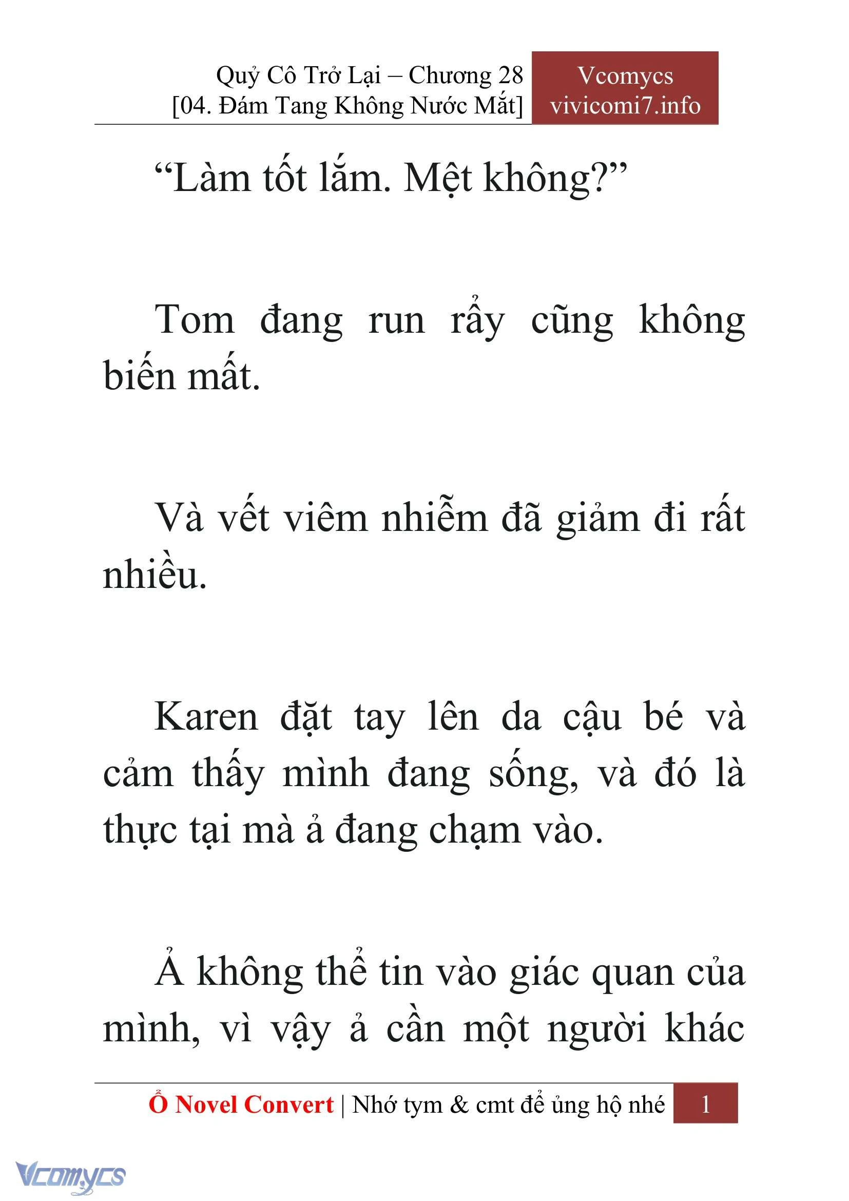 [Novel] Quý Cô Trở Lại Chapter  28 - 3