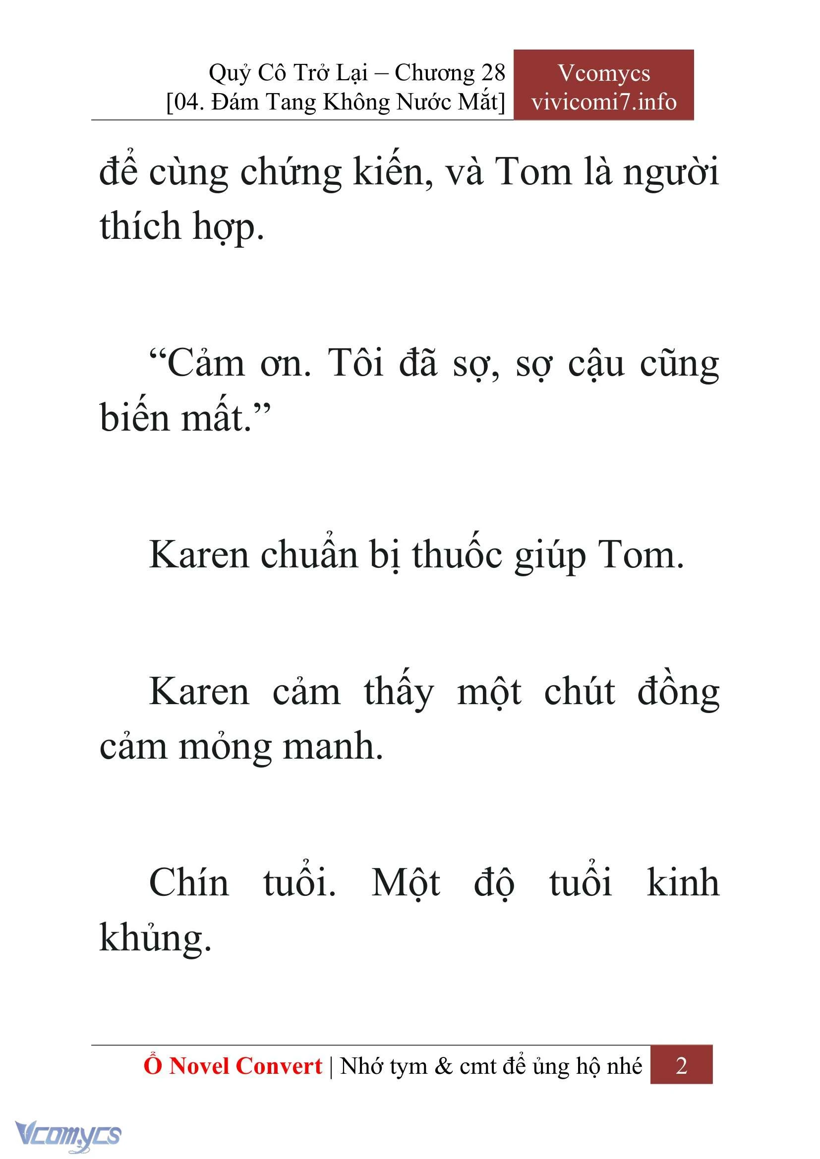 [Novel] Quý Cô Trở Lại Chapter  28 - 4