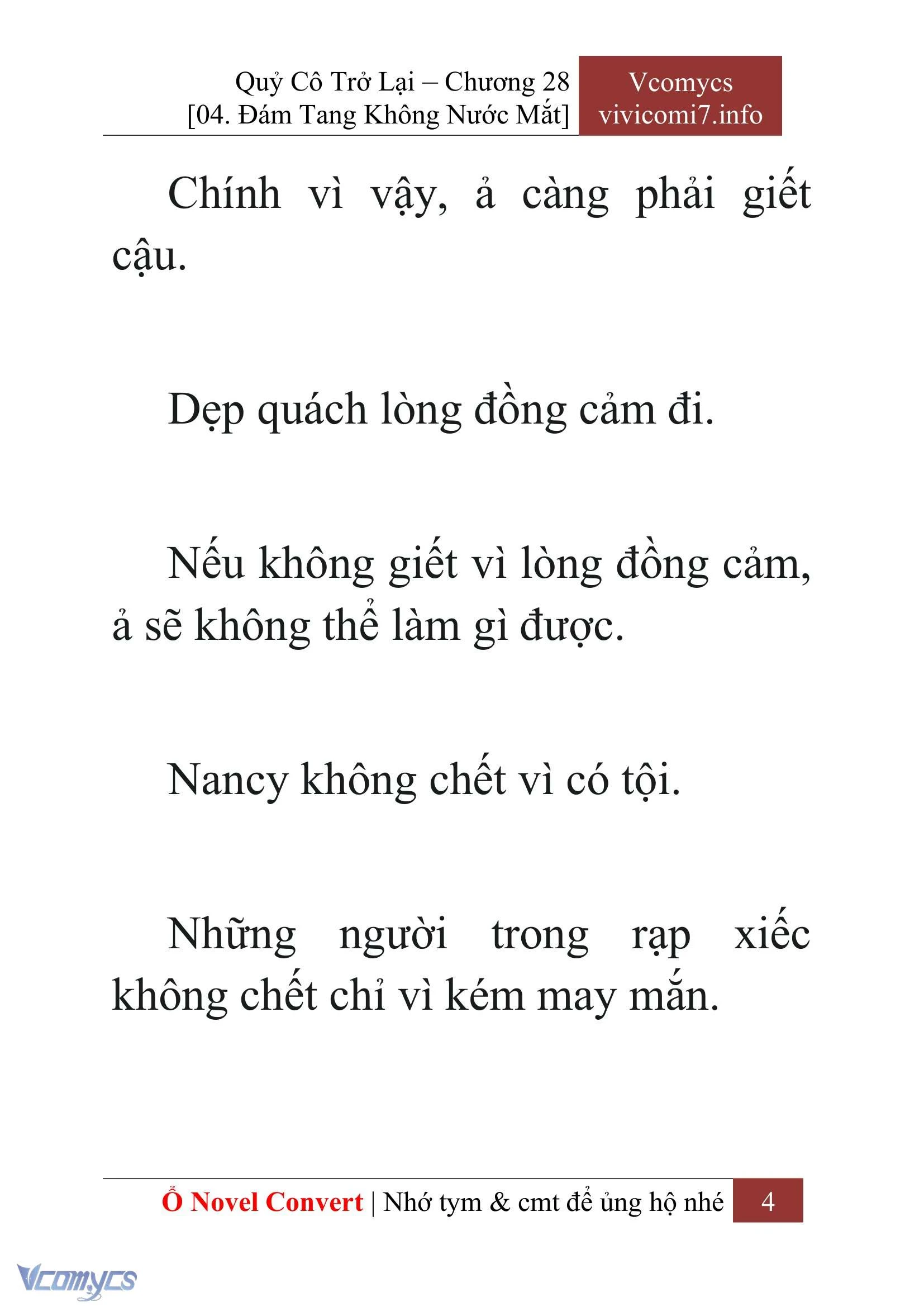 [Novel] Quý Cô Trở Lại Chapter  28 - 6