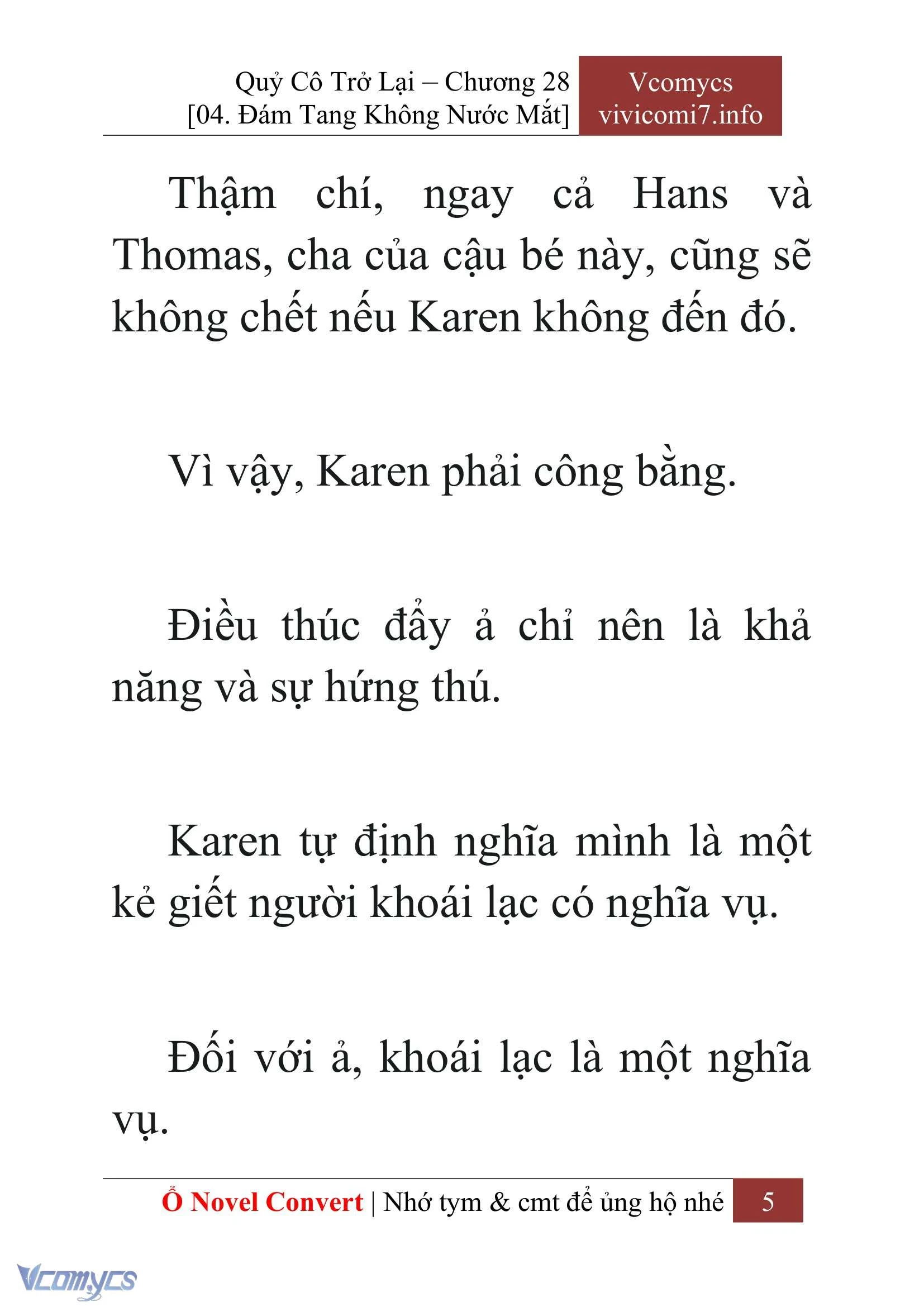 [Novel] Quý Cô Trở Lại Chapter  28 - 7