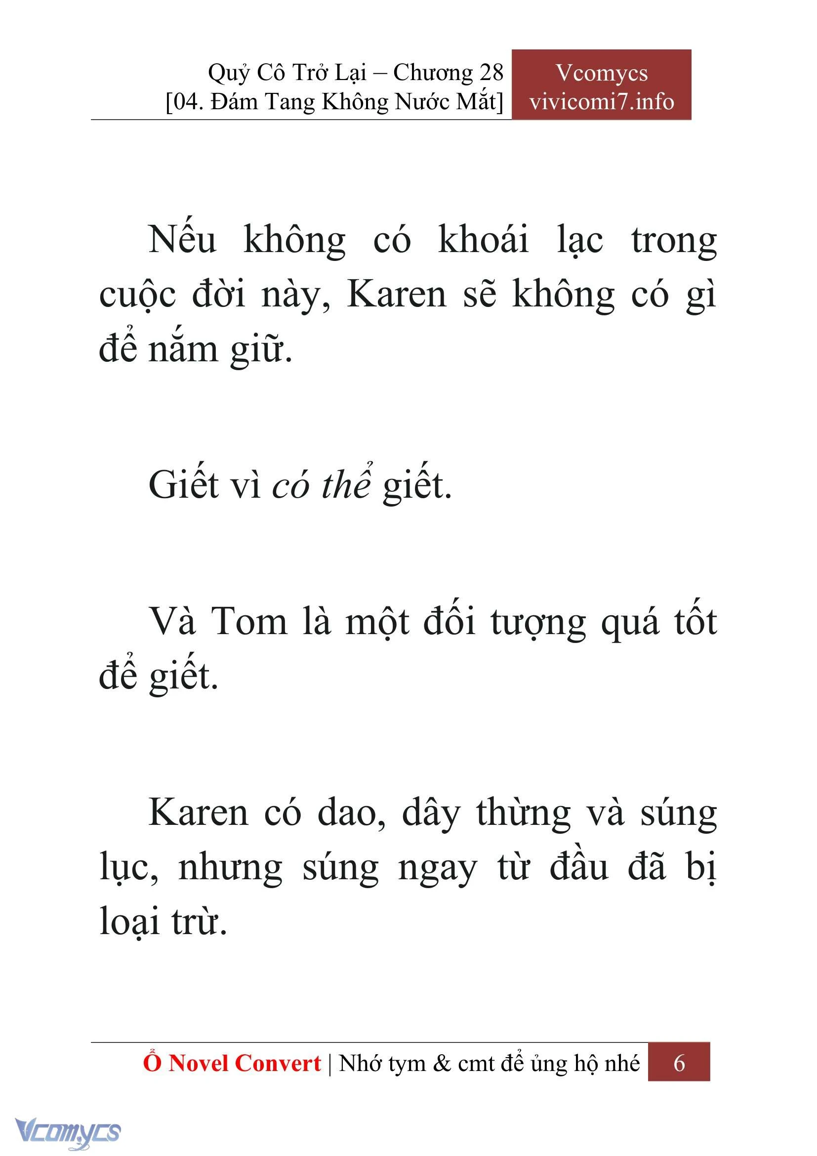 [Novel] Quý Cô Trở Lại Chapter  28 - 8