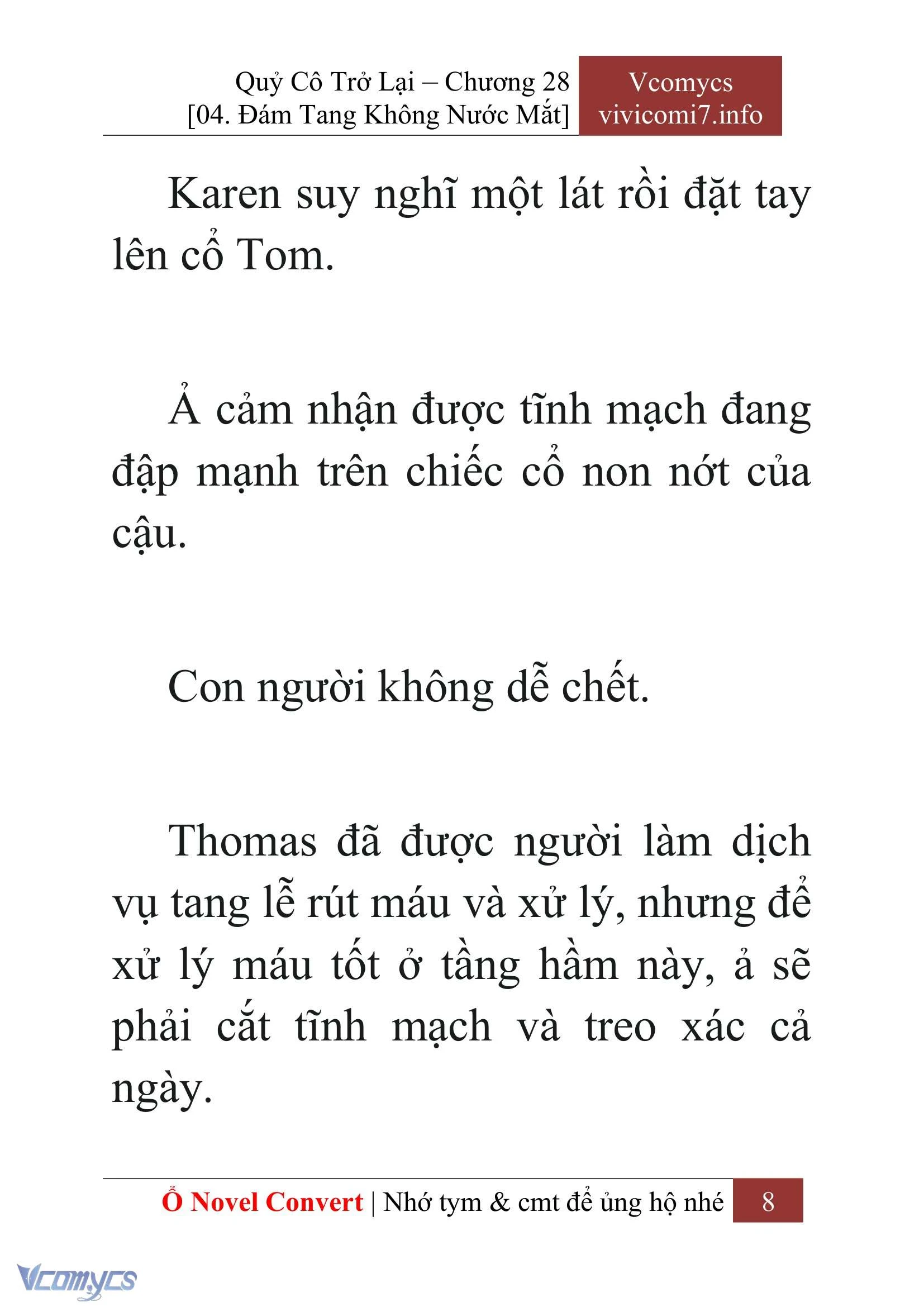 [Novel] Quý Cô Trở Lại Chapter  28 - 10