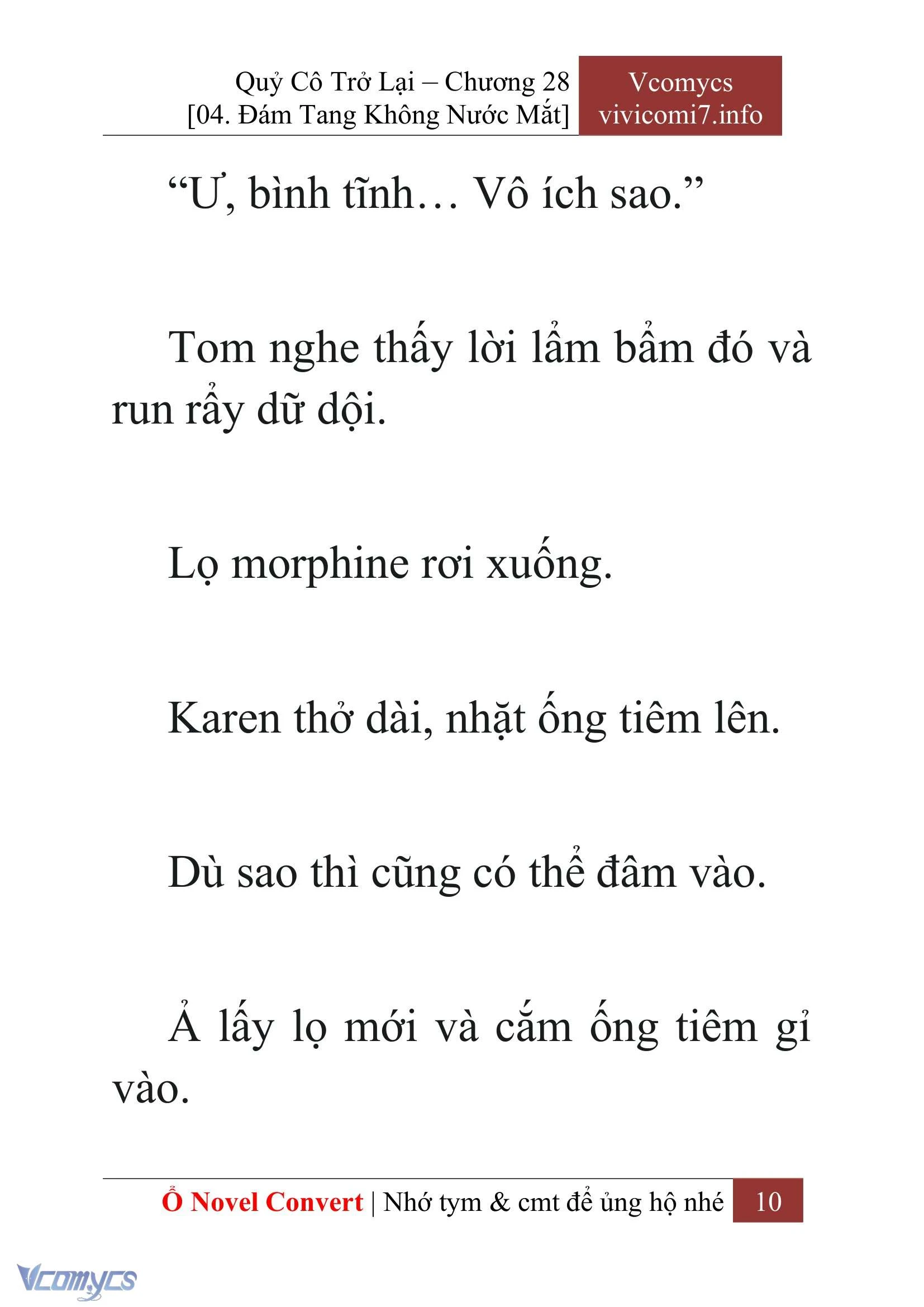 [Novel] Quý Cô Trở Lại Chapter  28 - 12