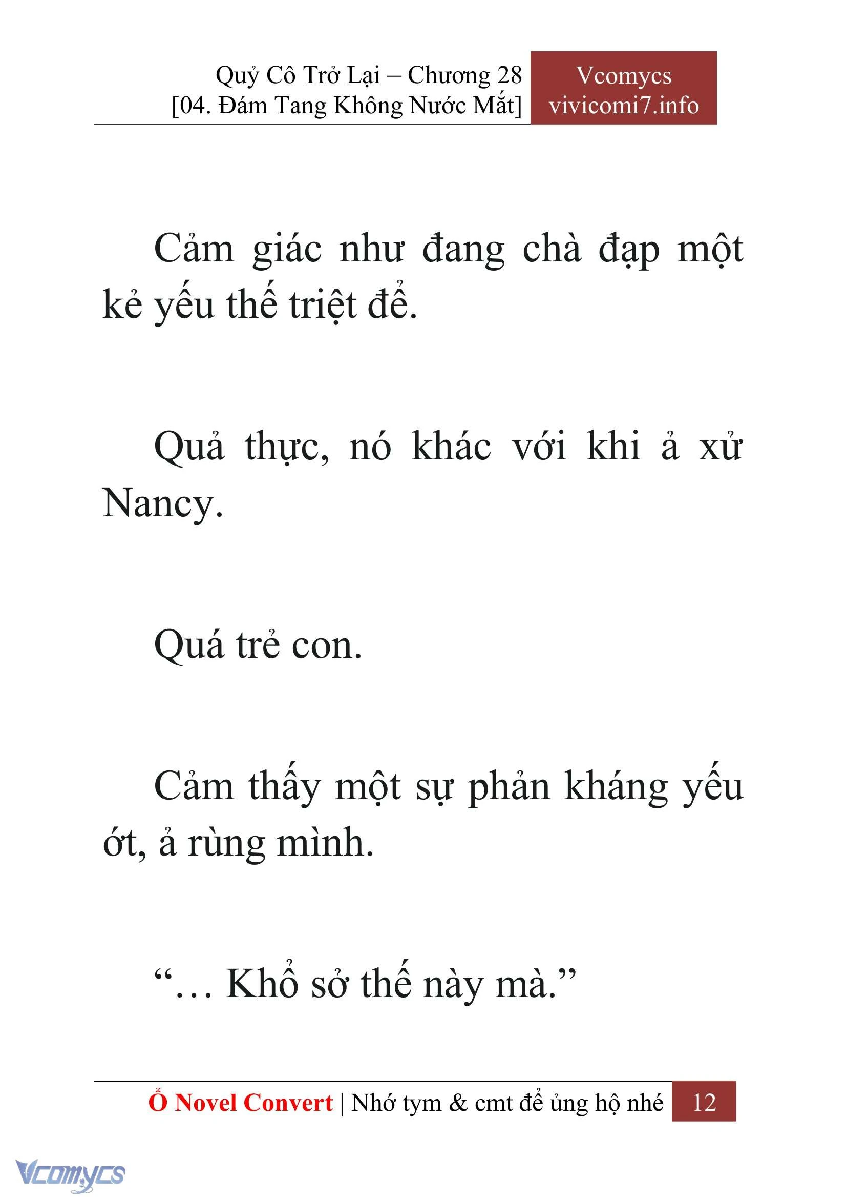 [Novel] Quý Cô Trở Lại Chapter  28 - 14