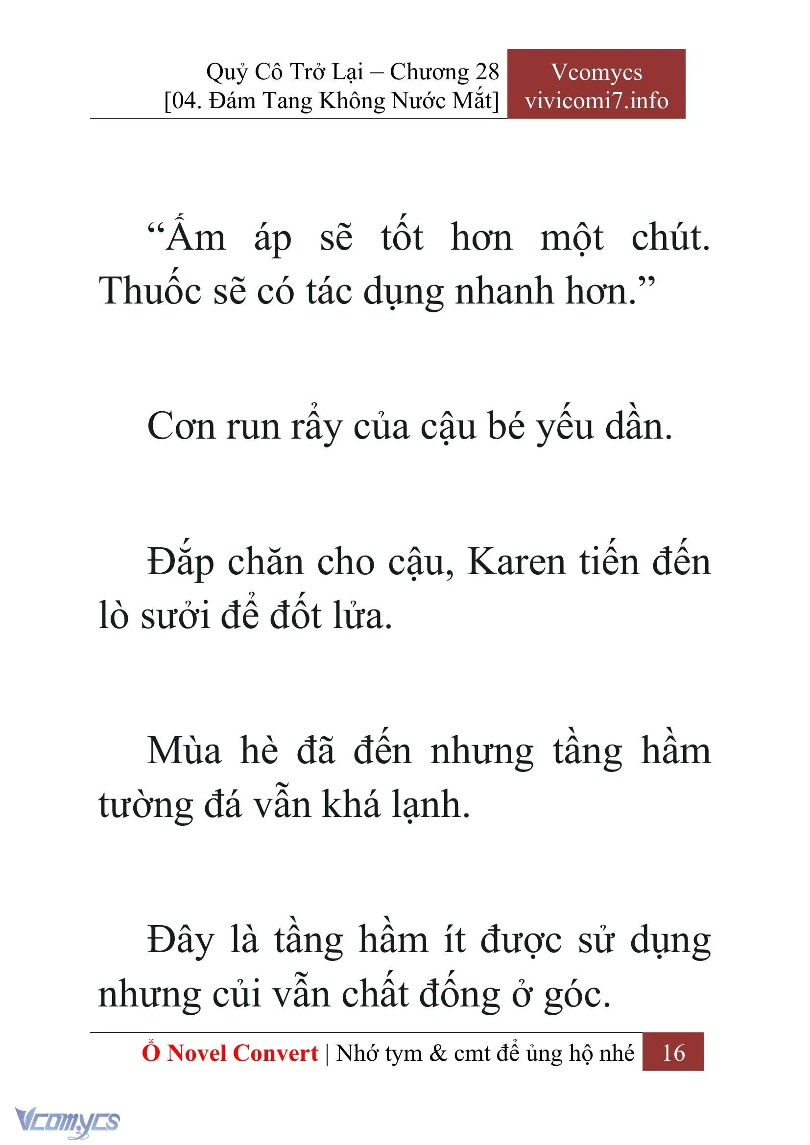 [Novel] Quý Cô Trở Lại Chapter  28 - 18