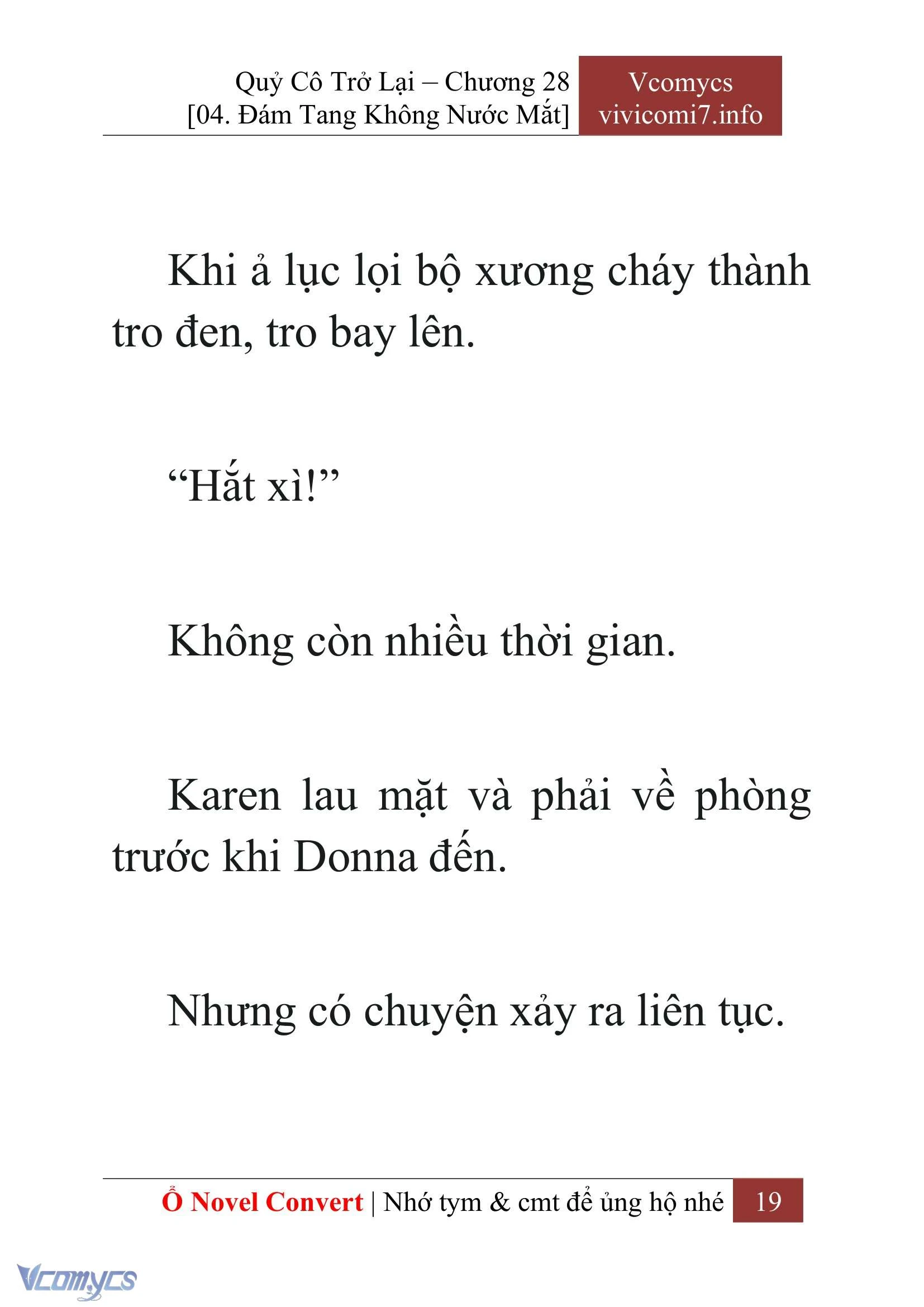 [Novel] Quý Cô Trở Lại Chapter  28 - 21