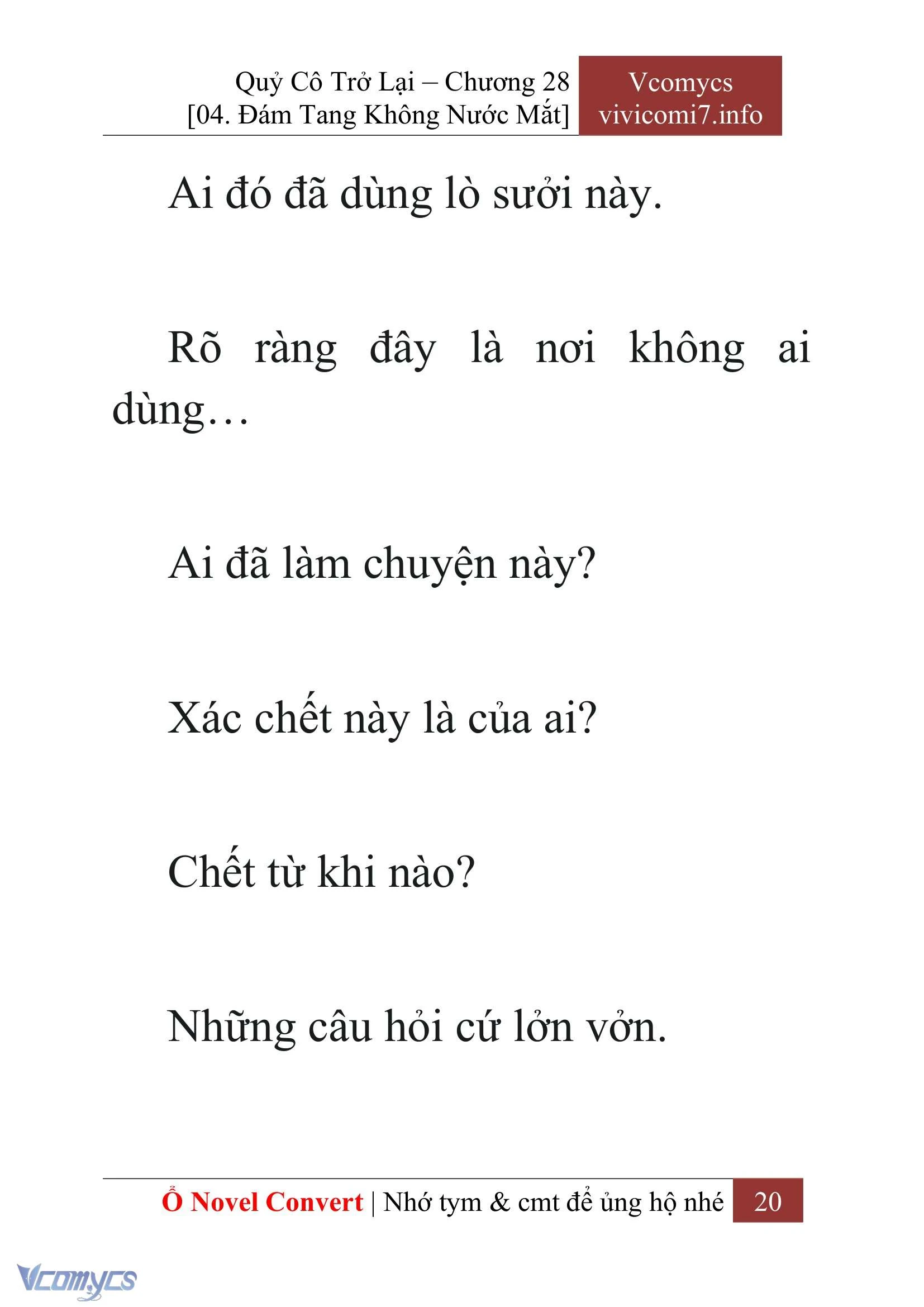 [Novel] Quý Cô Trở Lại Chapter  28 - 22