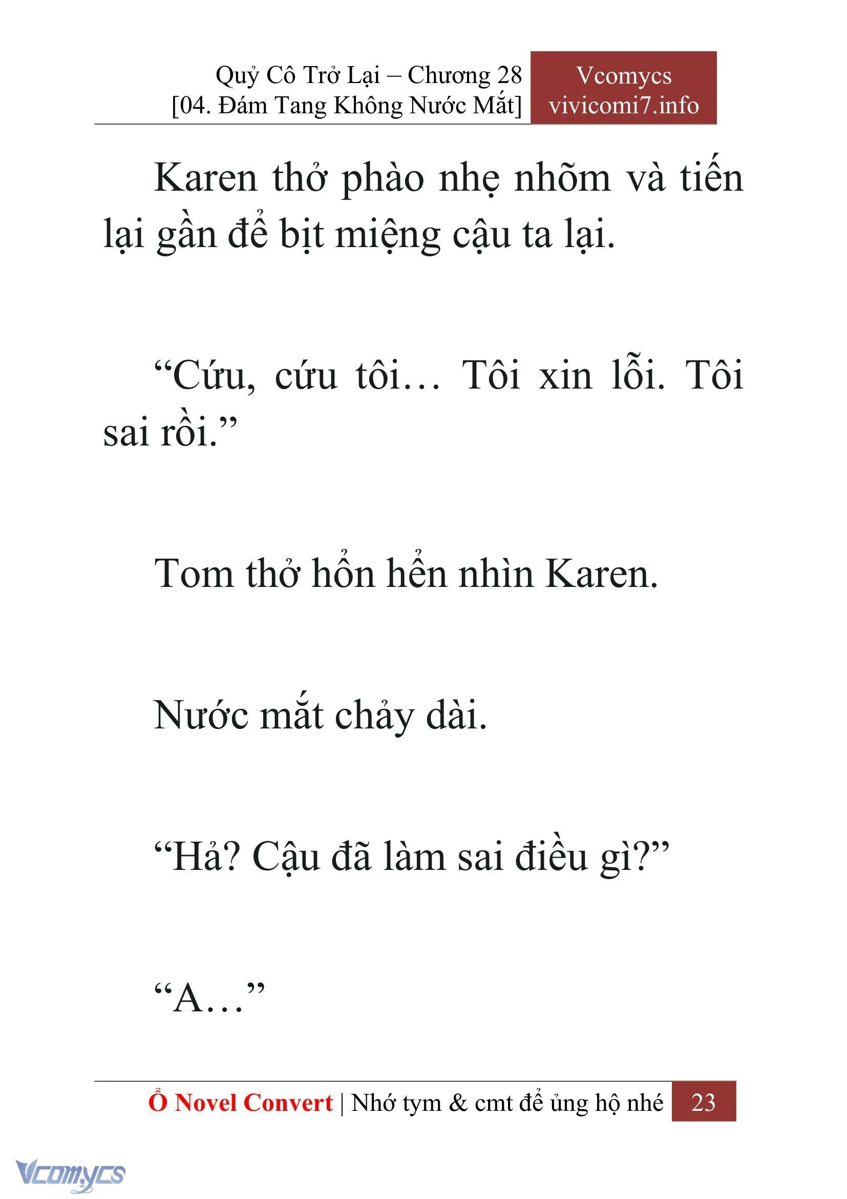[Novel] Quý Cô Trở Lại Chapter  28 - 25