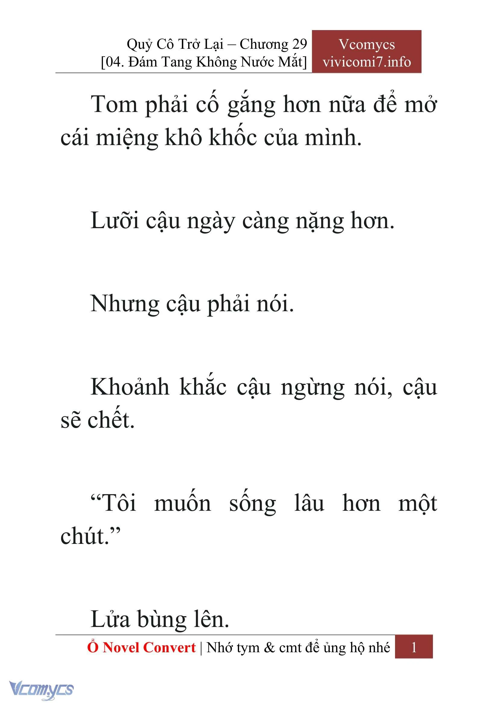 [Novel] Quý Cô Trở Lại Chapter  29 - 3