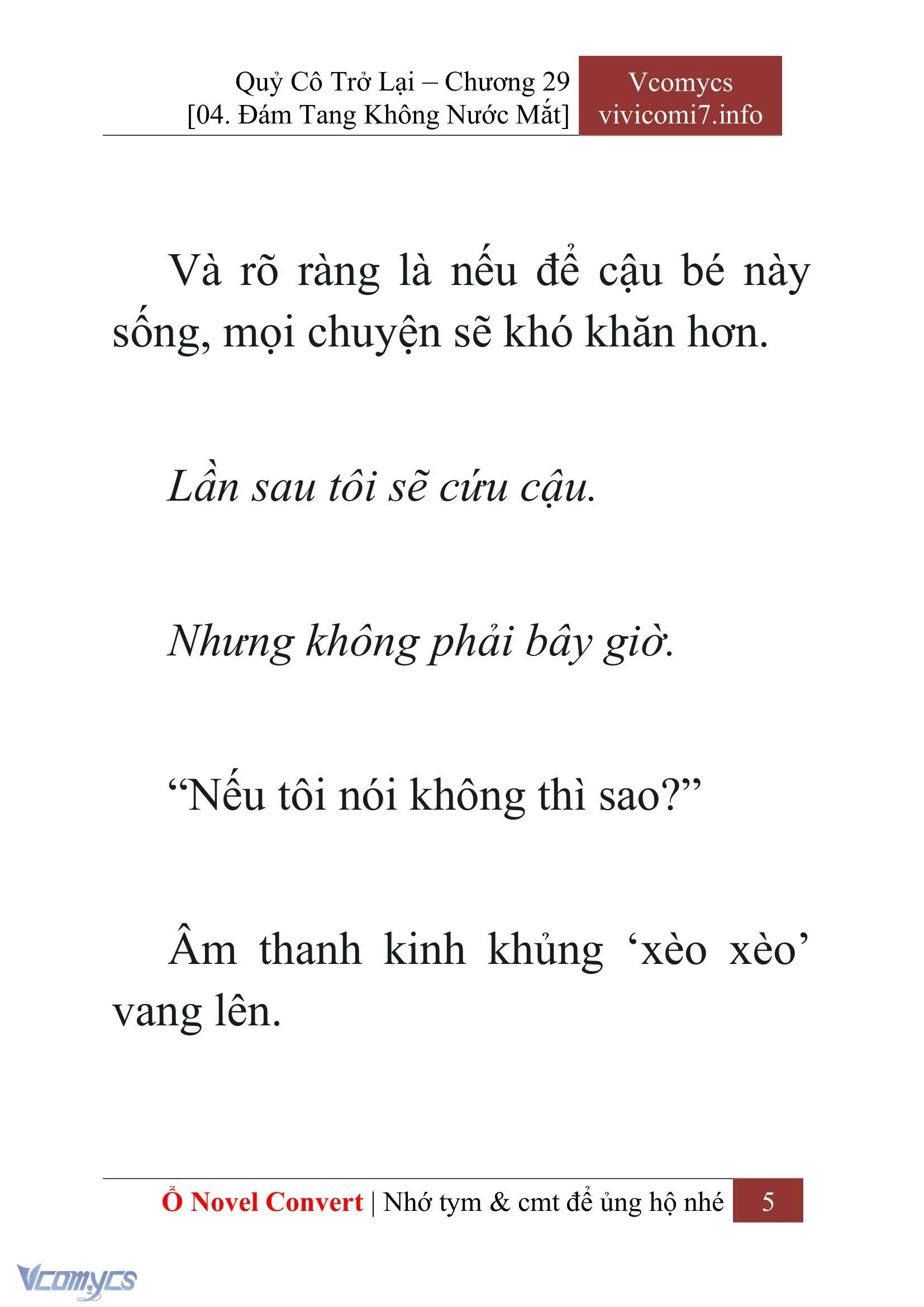 [Novel] Quý Cô Trở Lại Chapter  29 - 7