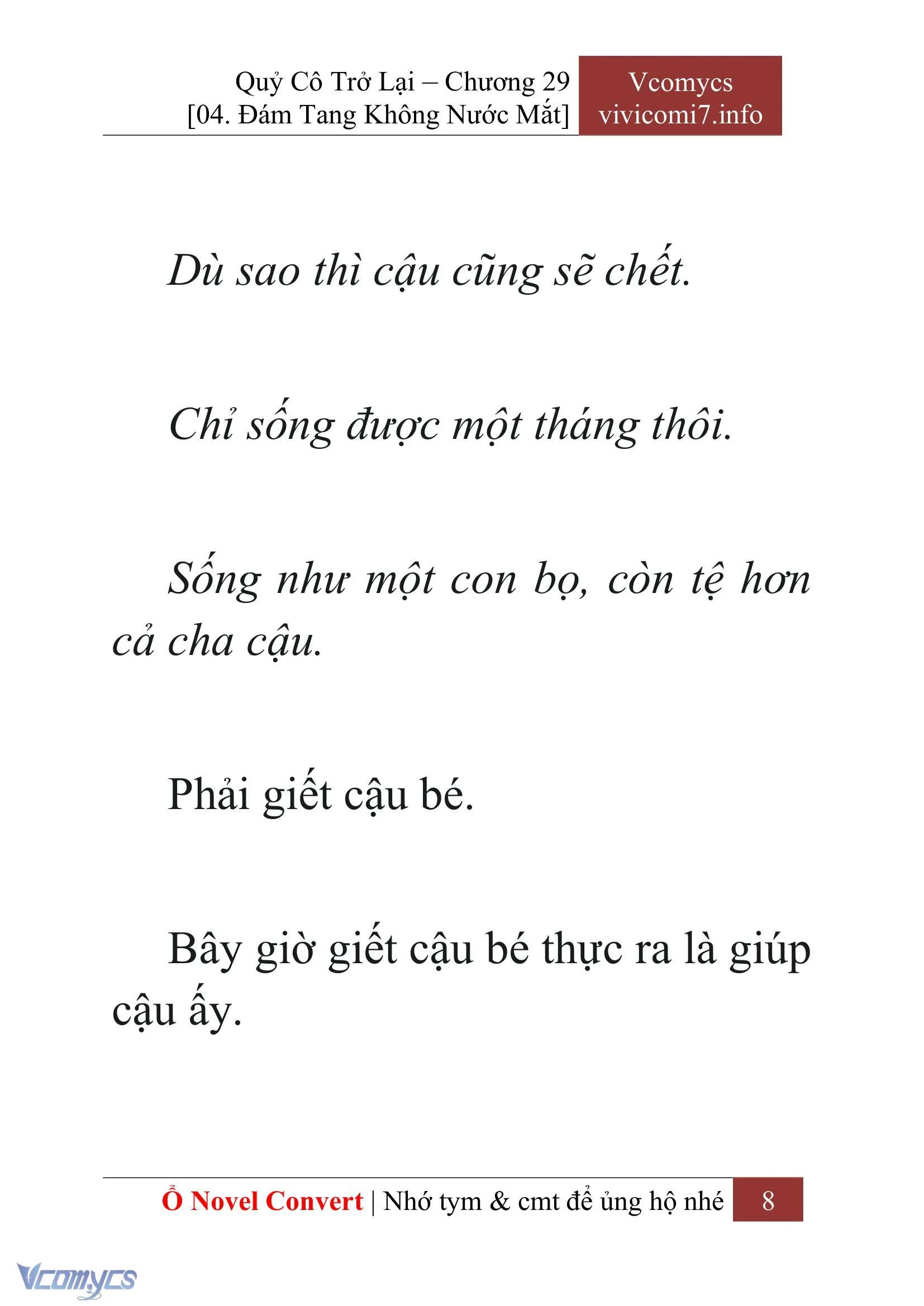[Novel] Quý Cô Trở Lại Chapter  29 - 10