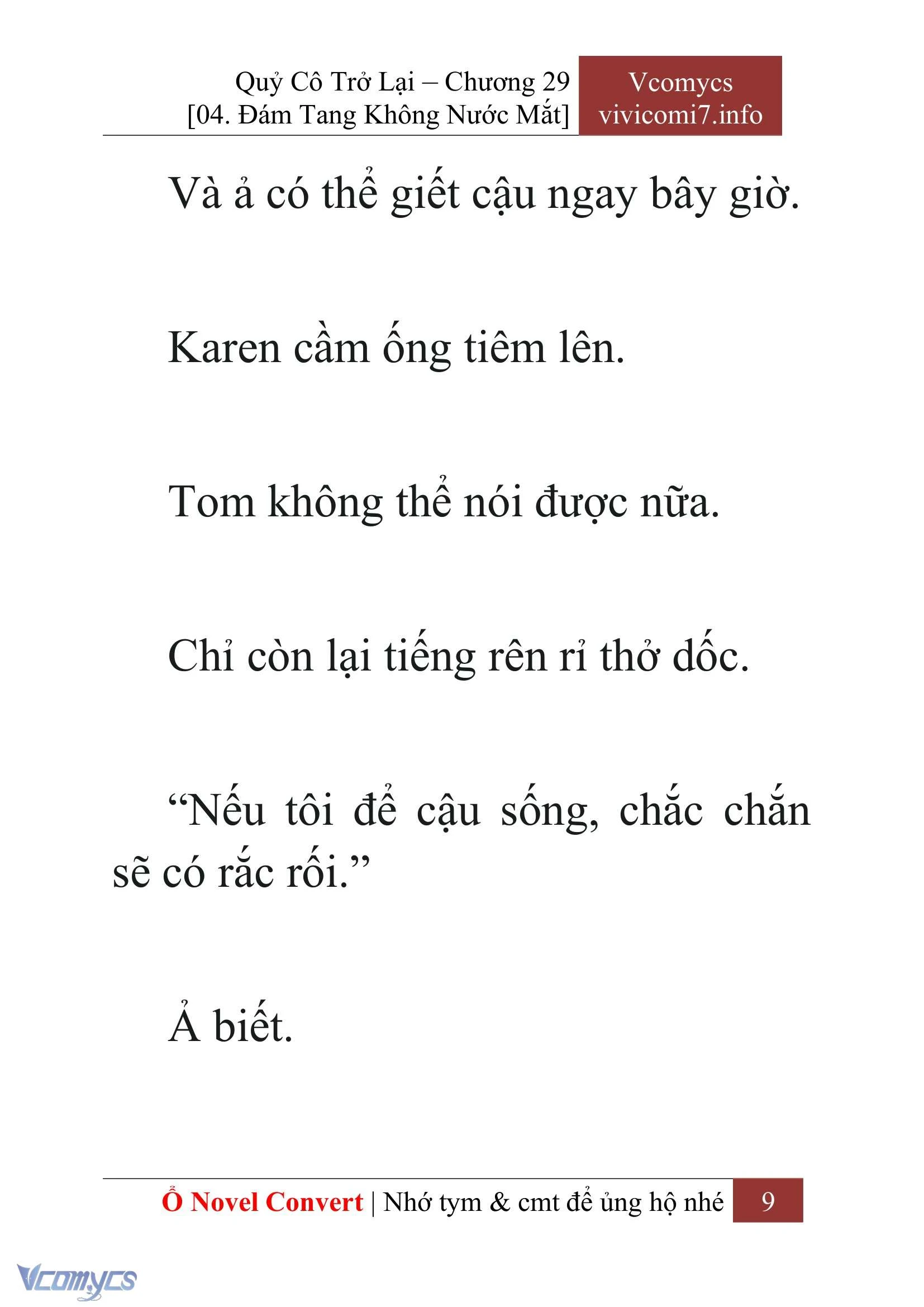 [Novel] Quý Cô Trở Lại Chapter  29 - 11