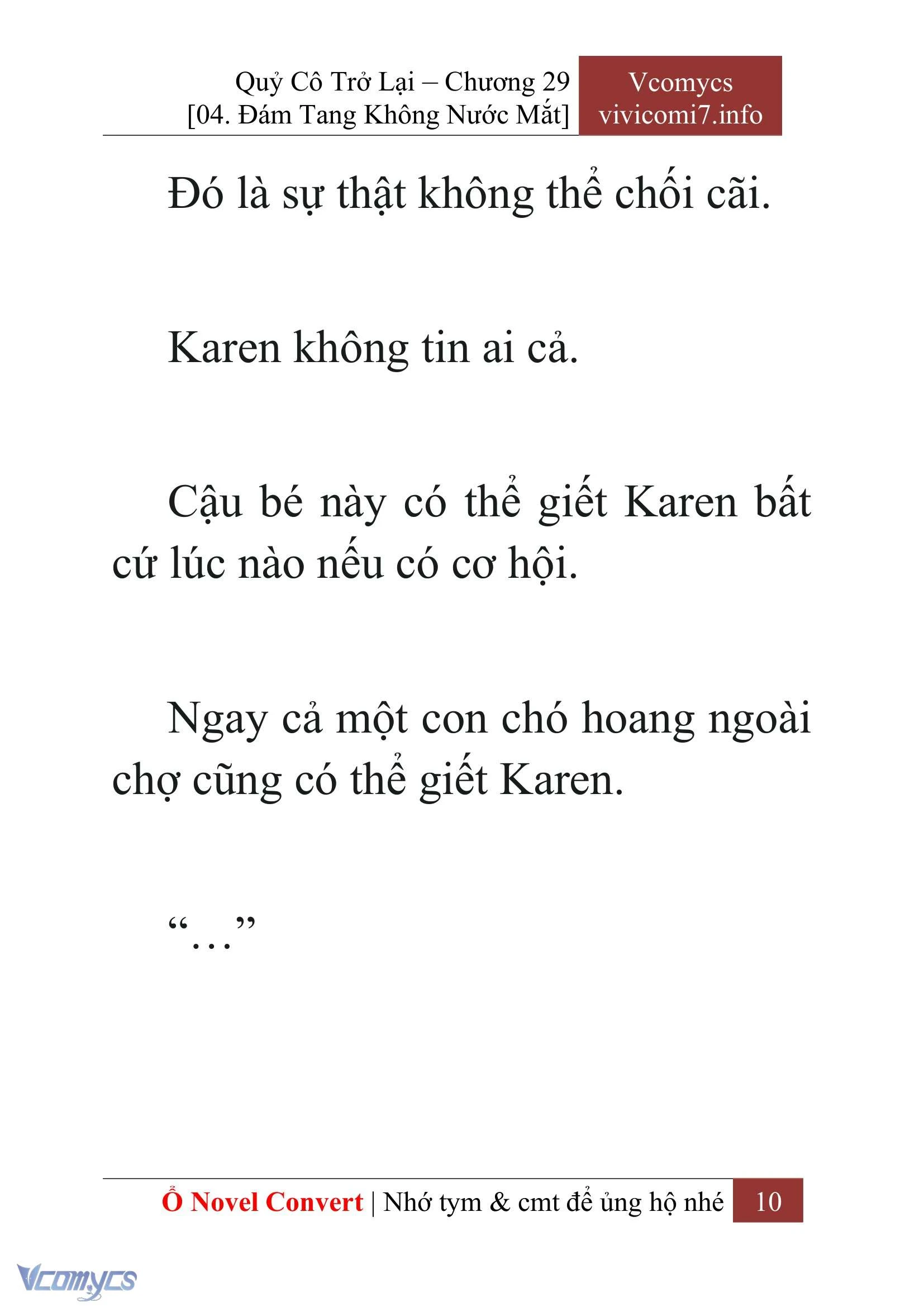 [Novel] Quý Cô Trở Lại Chapter  29 - 12