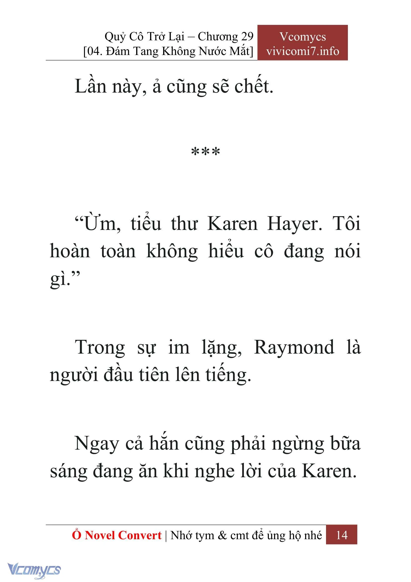 [Novel] Quý Cô Trở Lại Chapter  29 - 16
