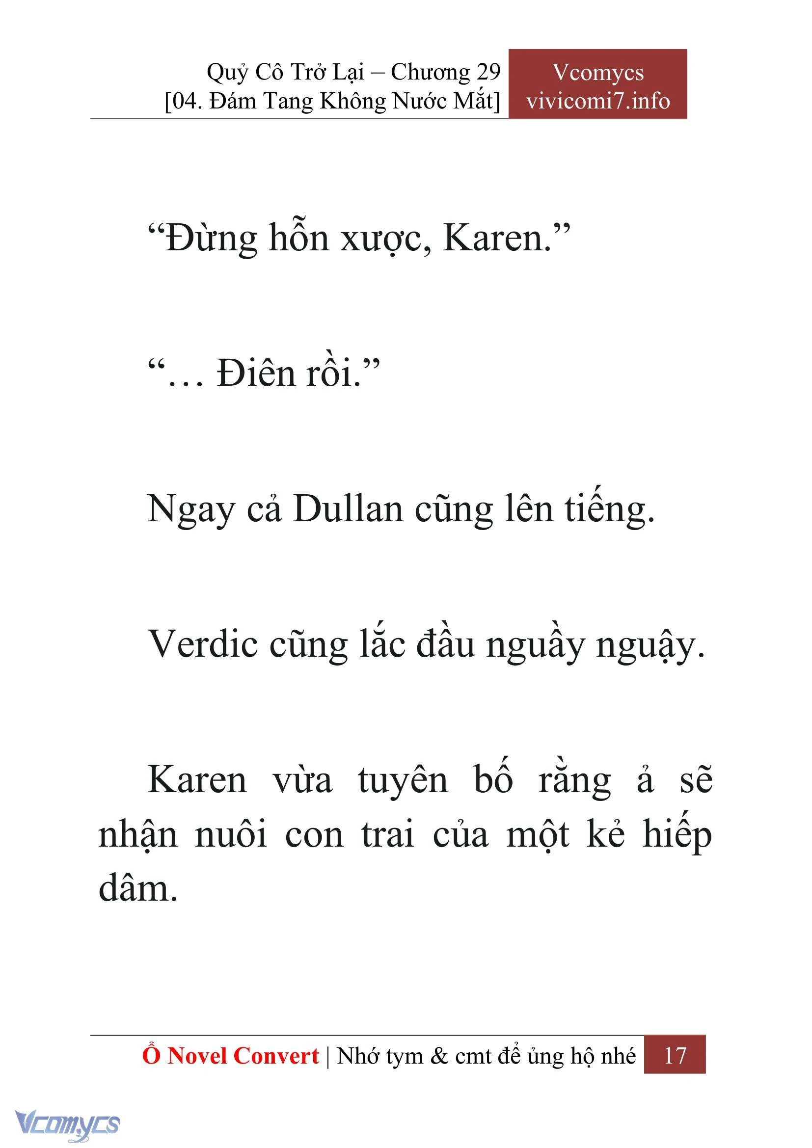 [Novel] Quý Cô Trở Lại Chapter  29 - 19