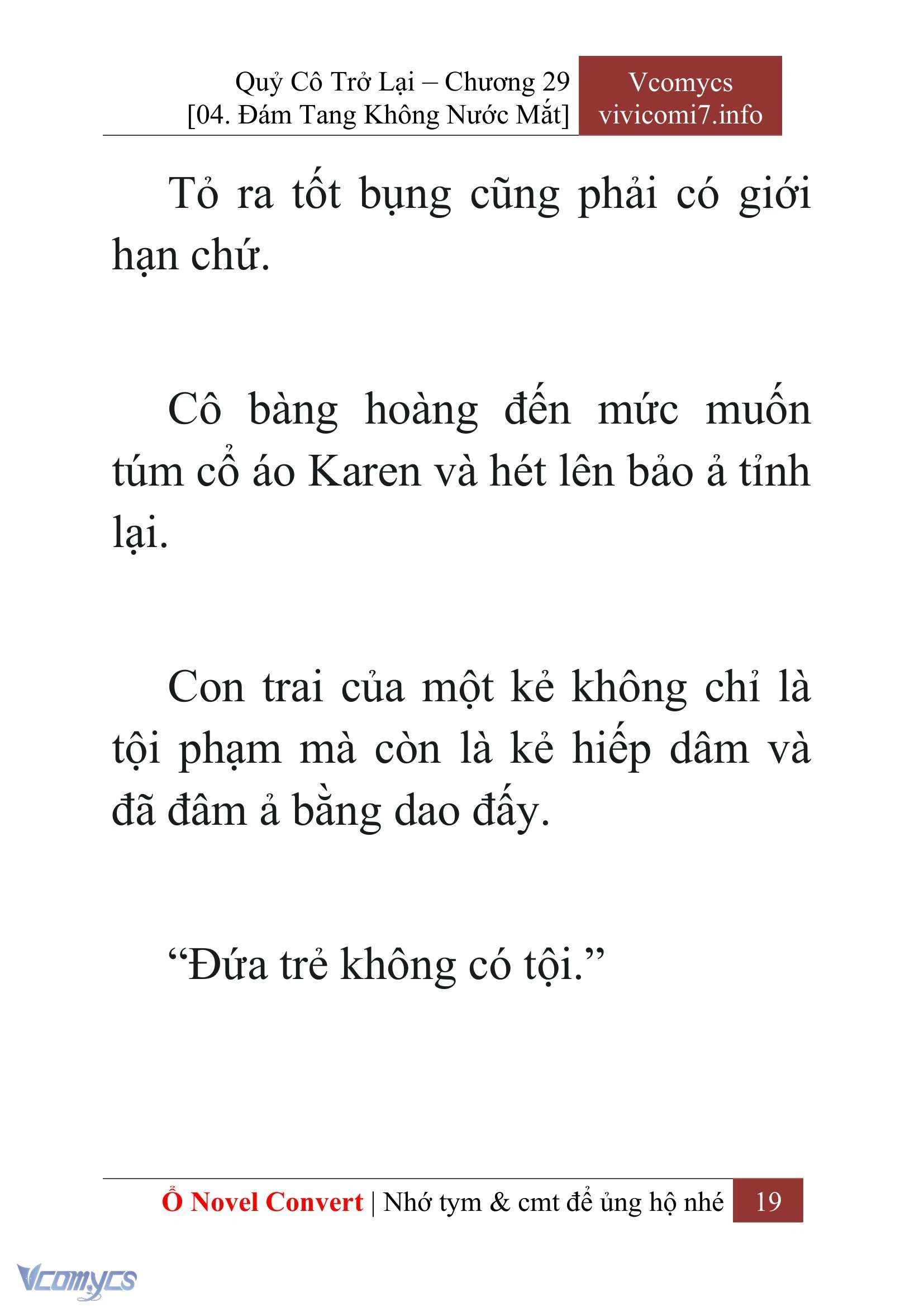 [Novel] Quý Cô Trở Lại Chapter  29 - 21