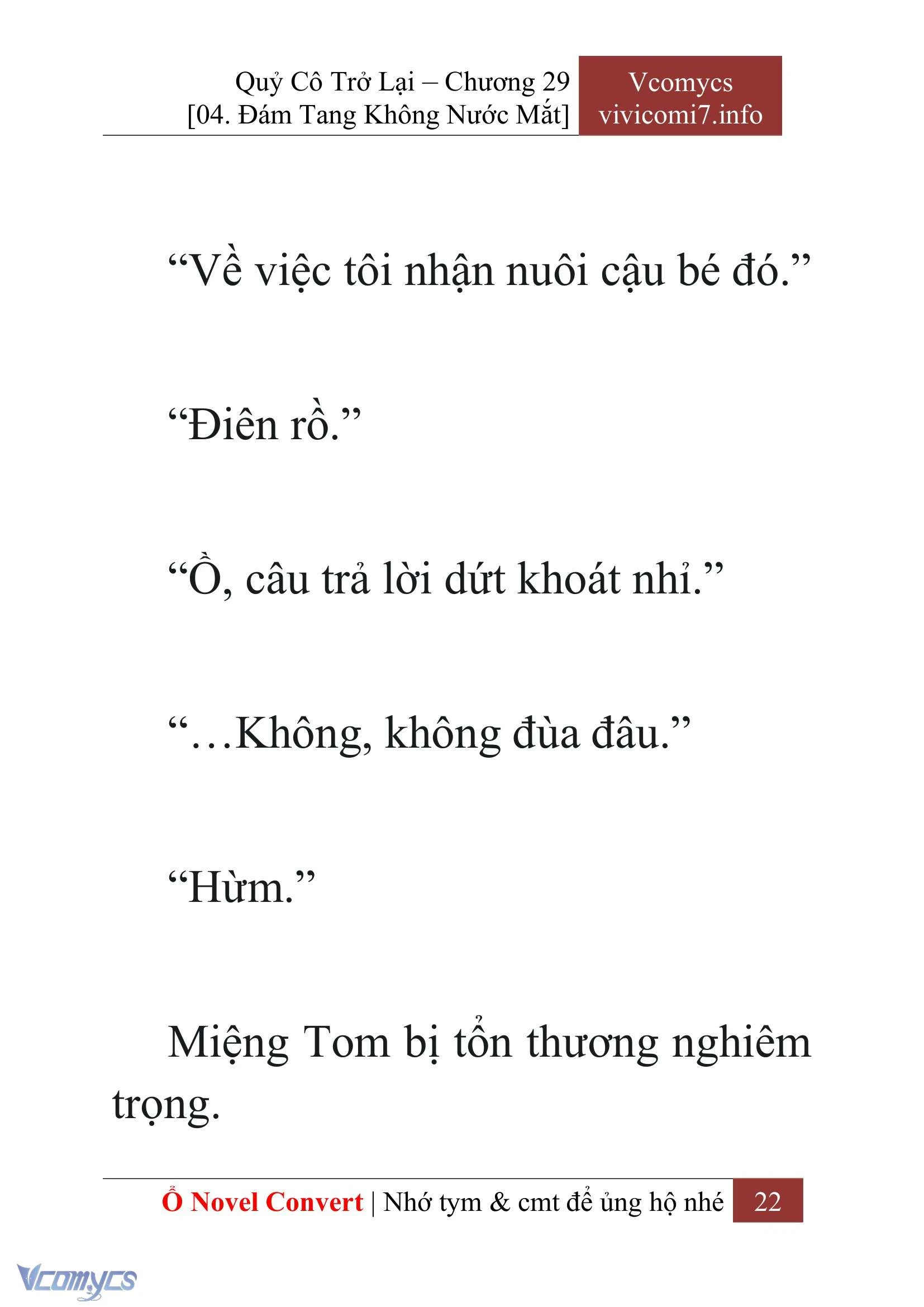 [Novel] Quý Cô Trở Lại Chapter  29 - 24