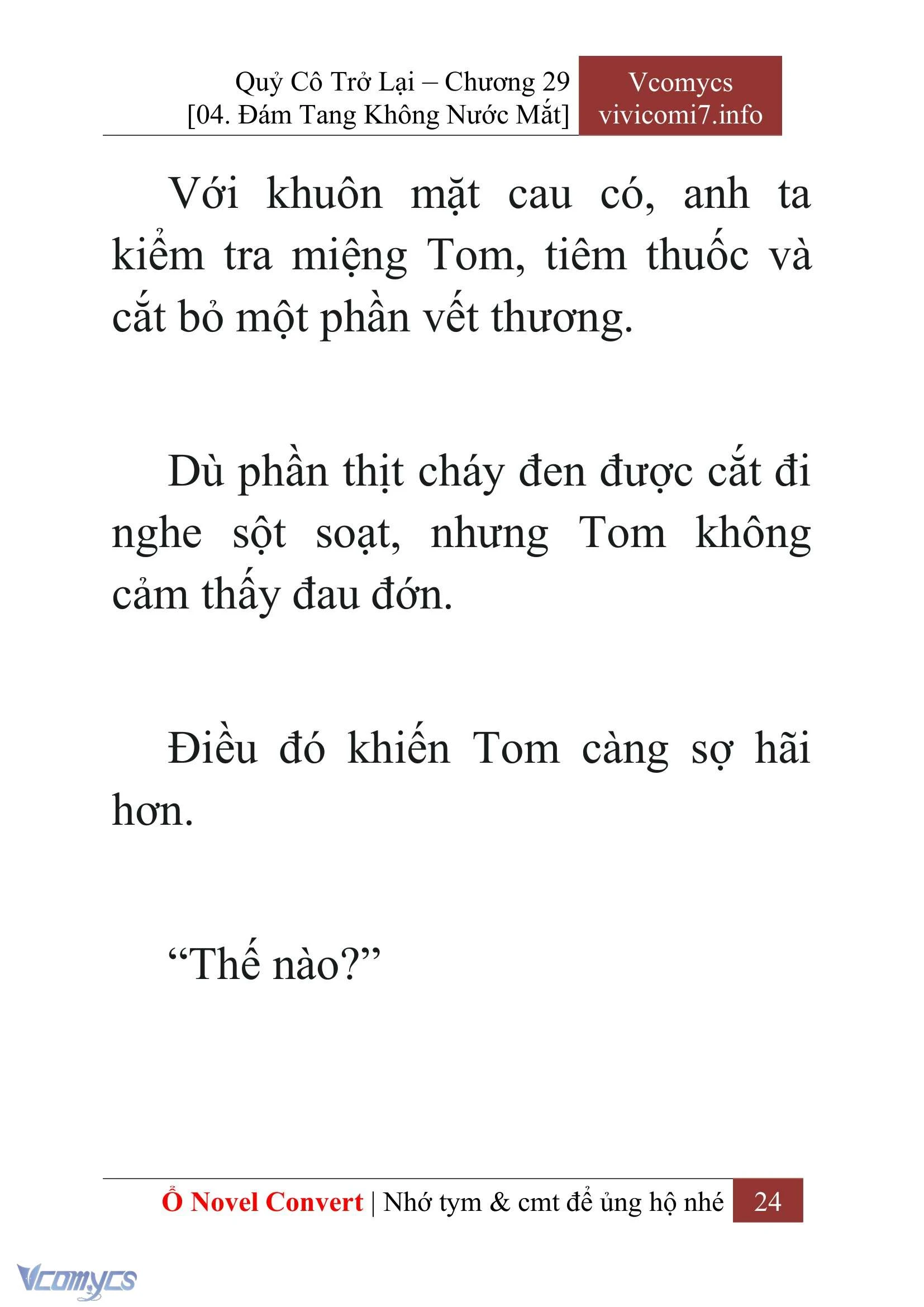 [Novel] Quý Cô Trở Lại Chapter  29 - 26